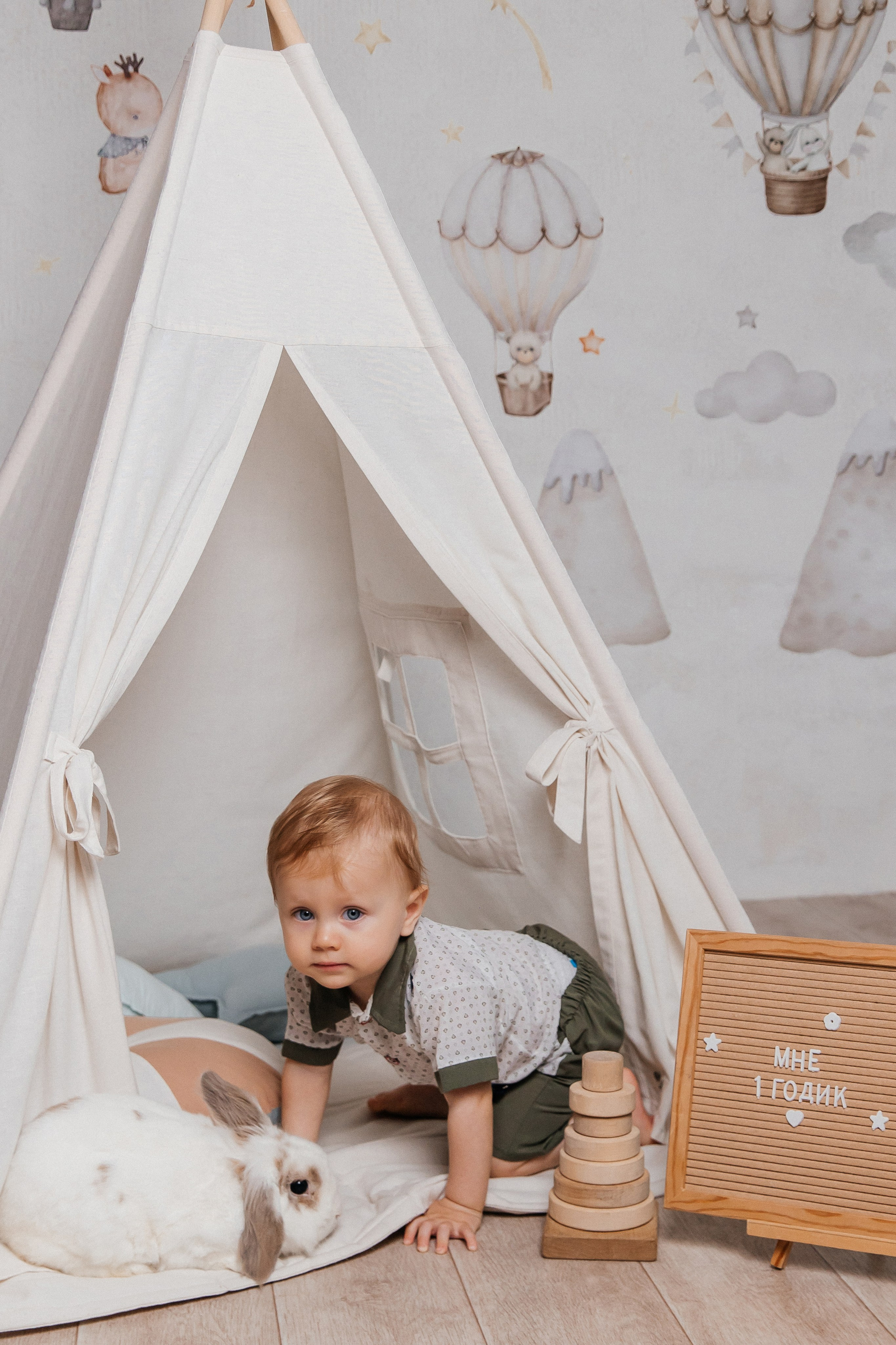 Фотосессия на 1 годик, детская фотостудия Кемерово