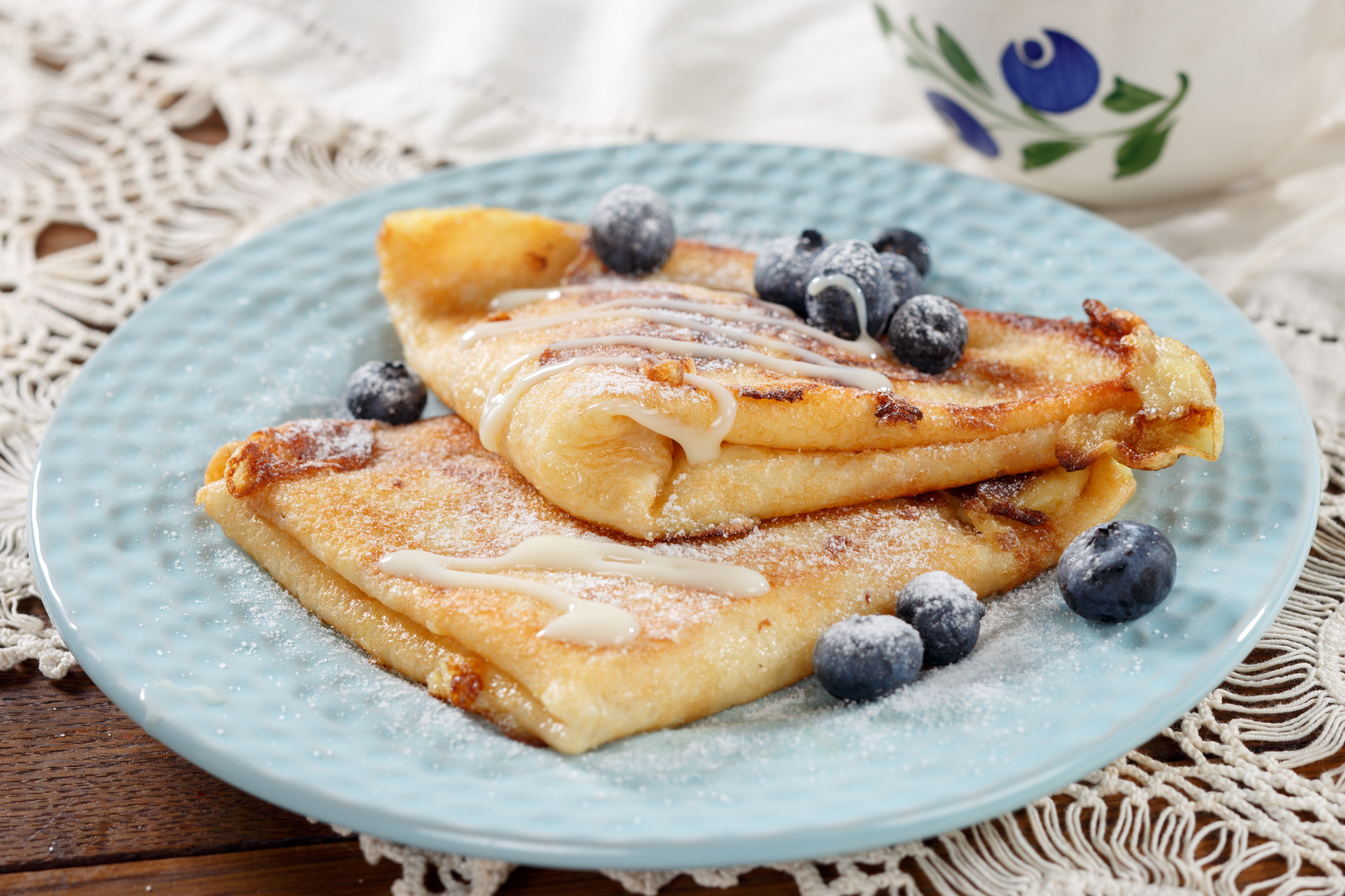 Сладкие блины с начинкой