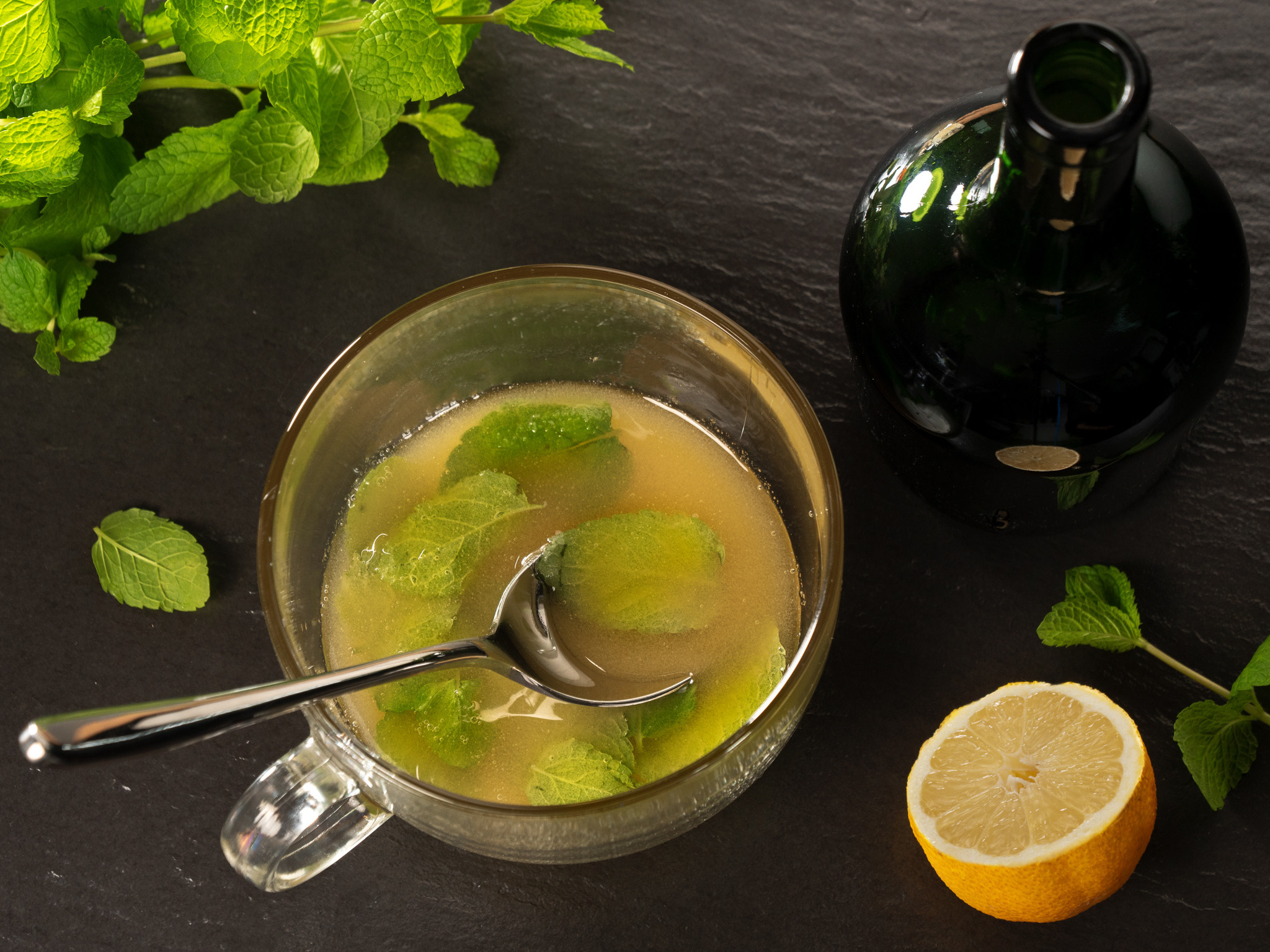 Мятно-медовый сироп