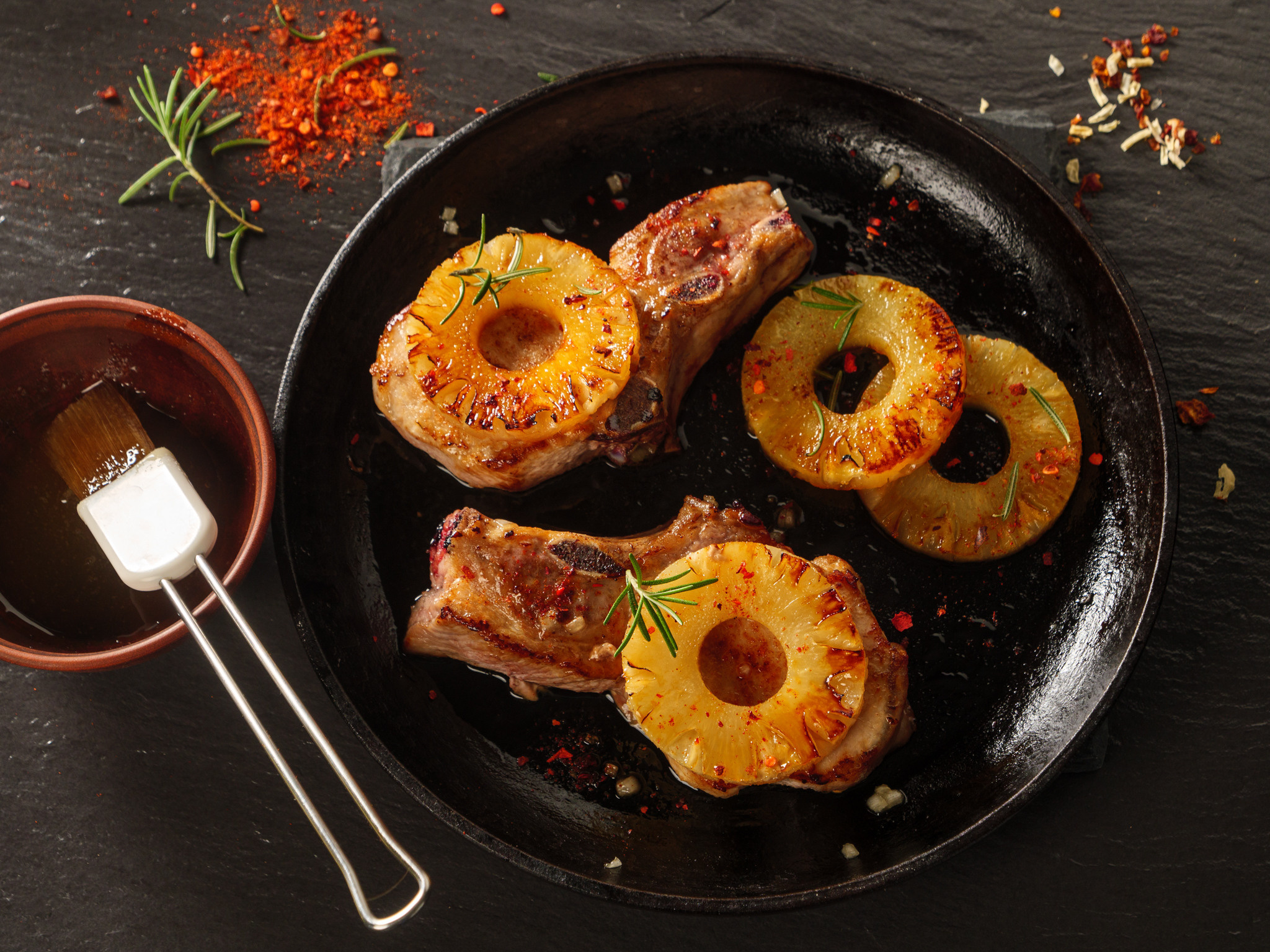 Отбивные с медовой глазурью