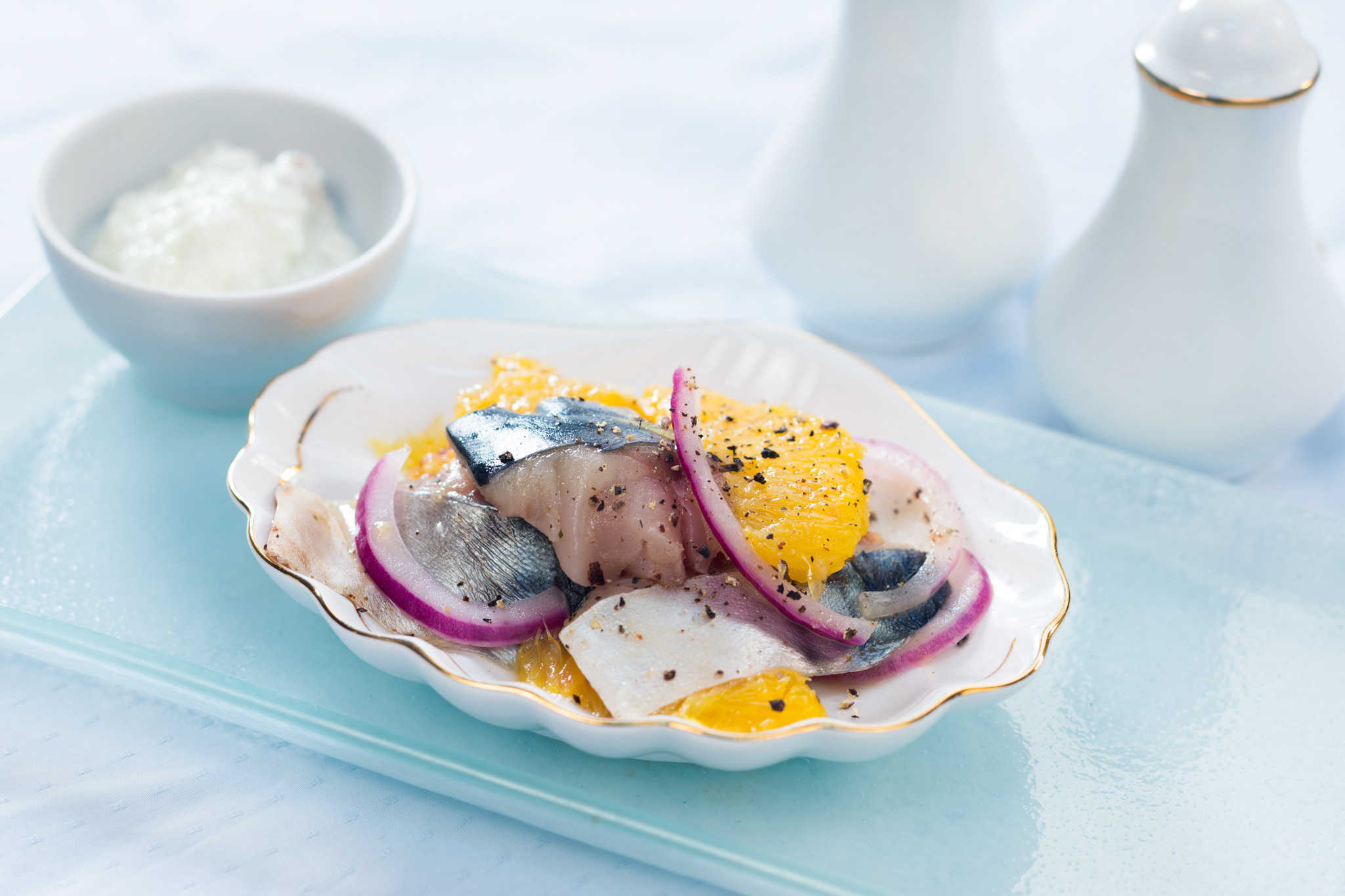 Салат из скумбрии