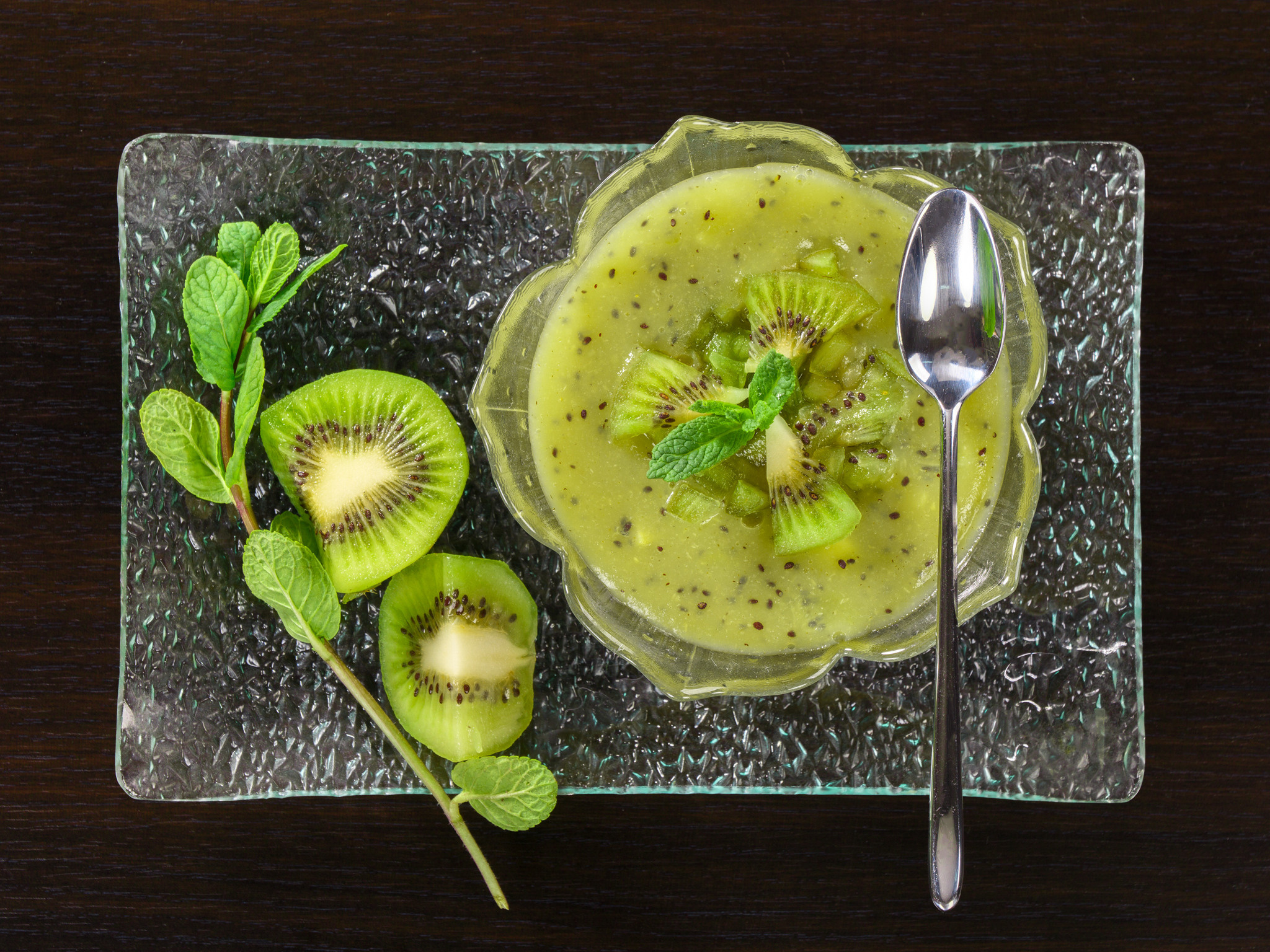 Желе из киви