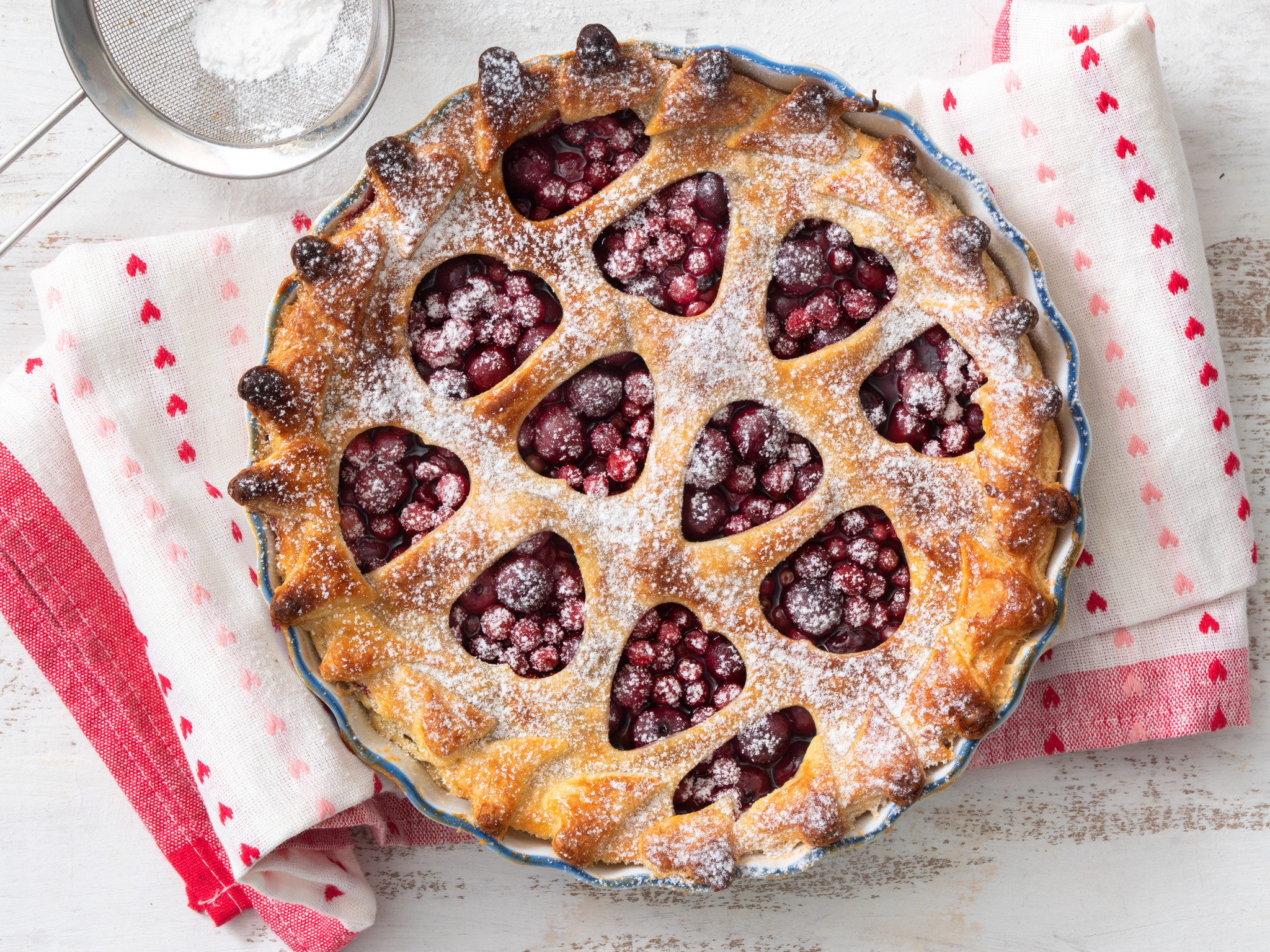 Пирог с вишней