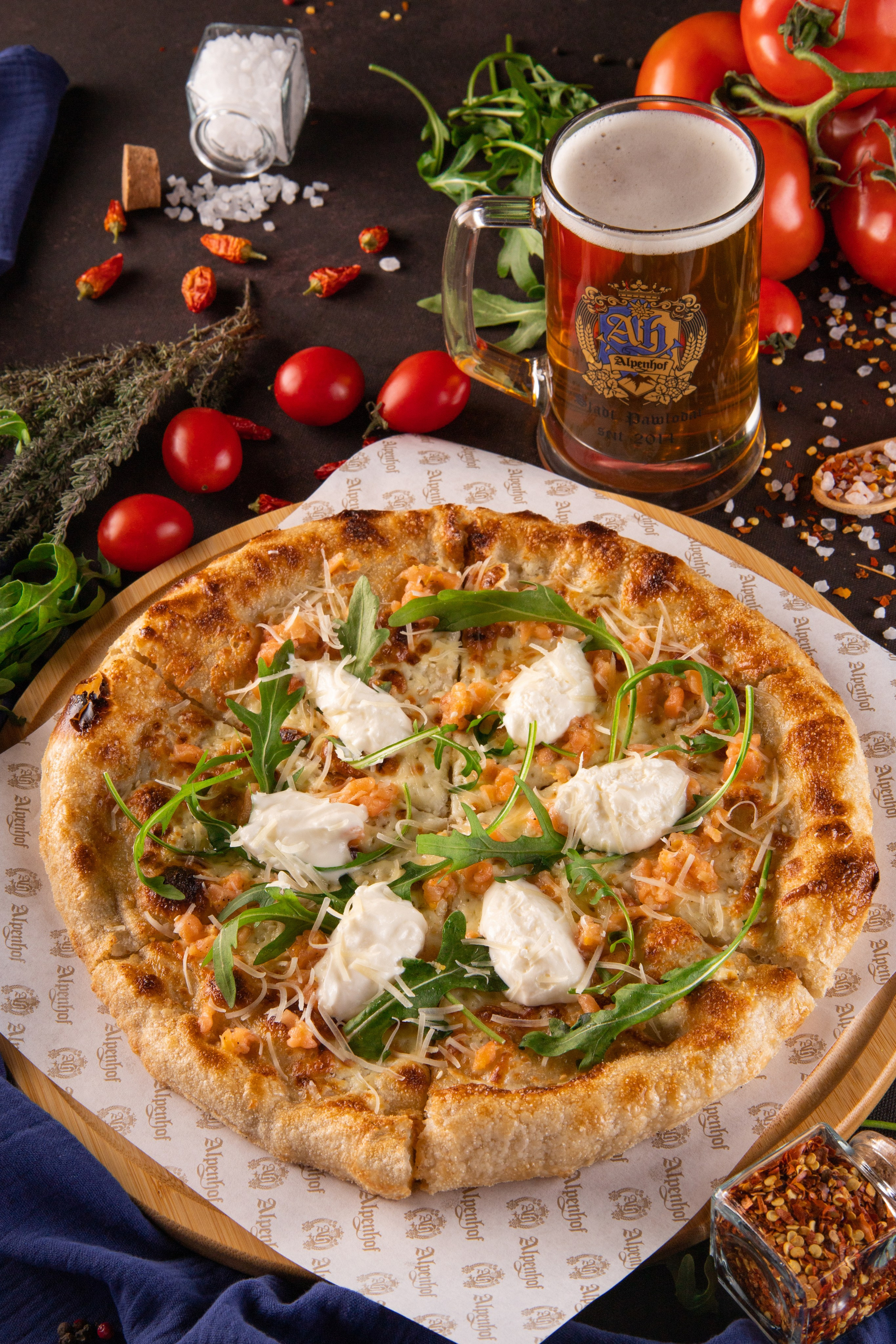 Фотографии пиццы в Астане. Рекламный фуд фотограф и видеограф в Астане Алина Лысенко