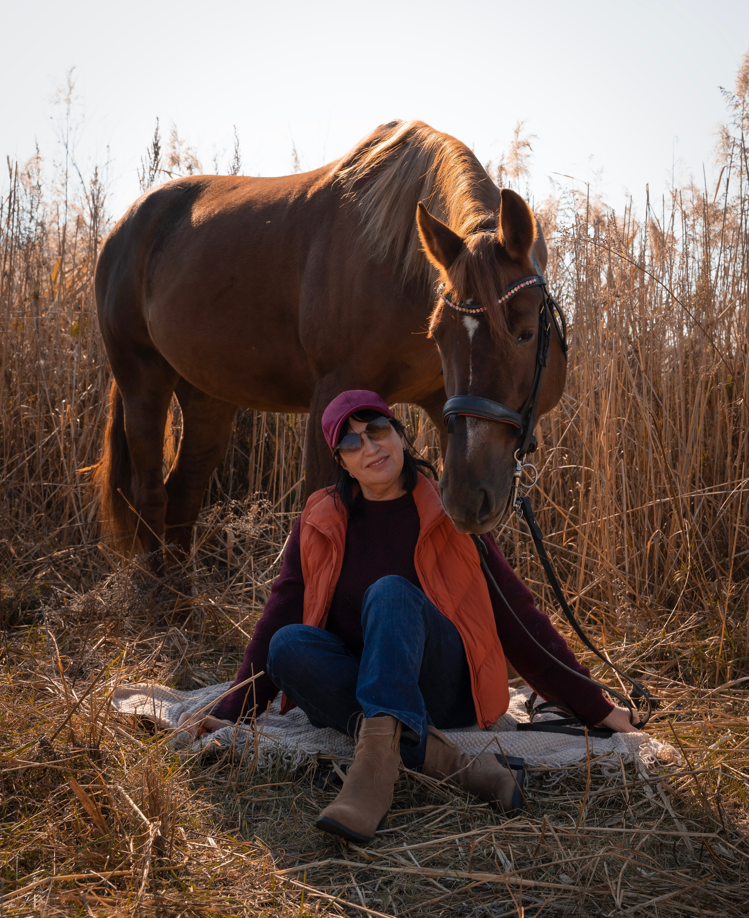 Фотосессия с лошадью. Женский, семейный фотограф в г. Уссурийске Марина Гусарова