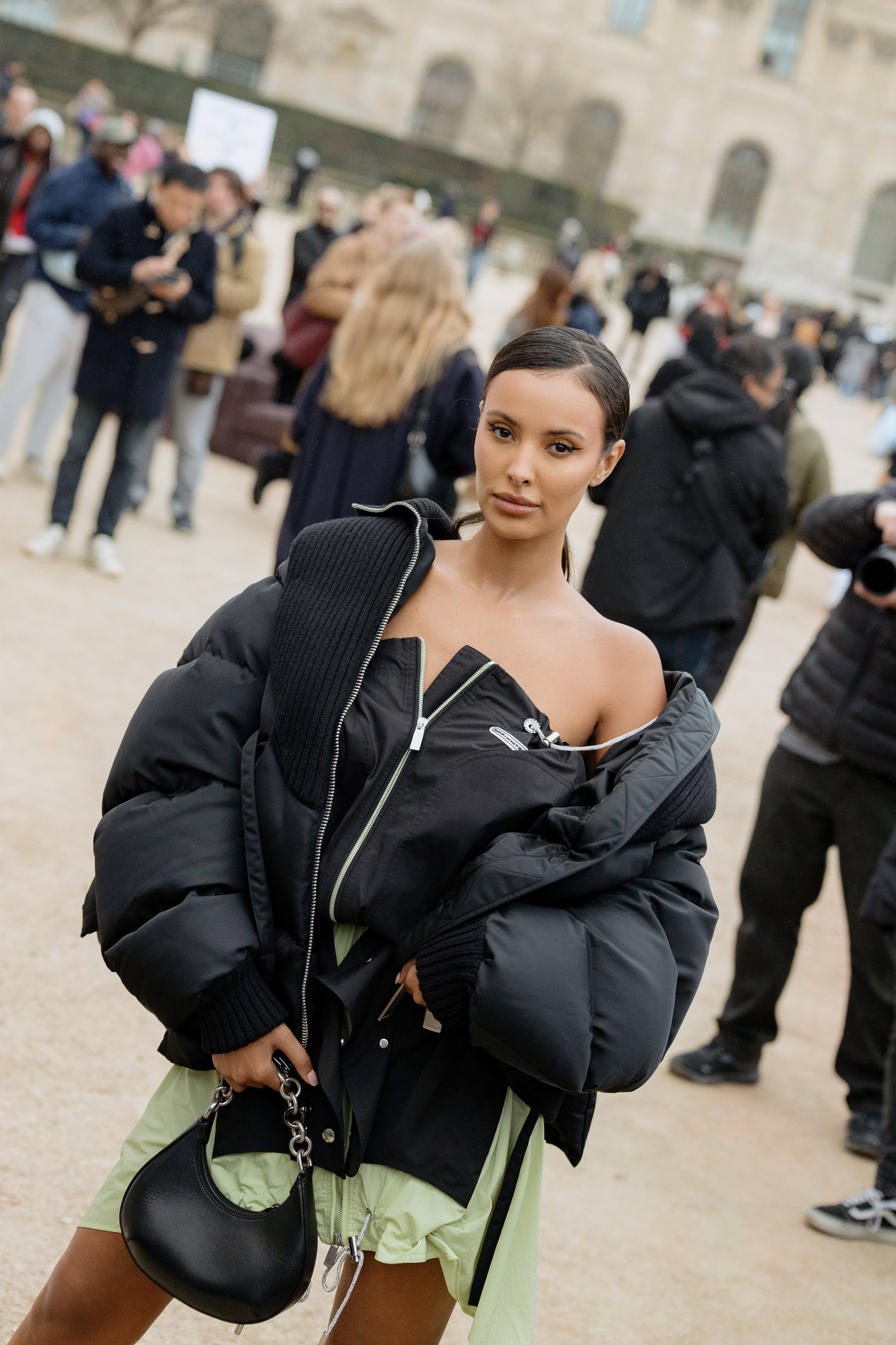 OFF WHITE PFW WOMENSWEAR FALL-WINTER 24/25. Photographer in Milan Ivan Goncharov