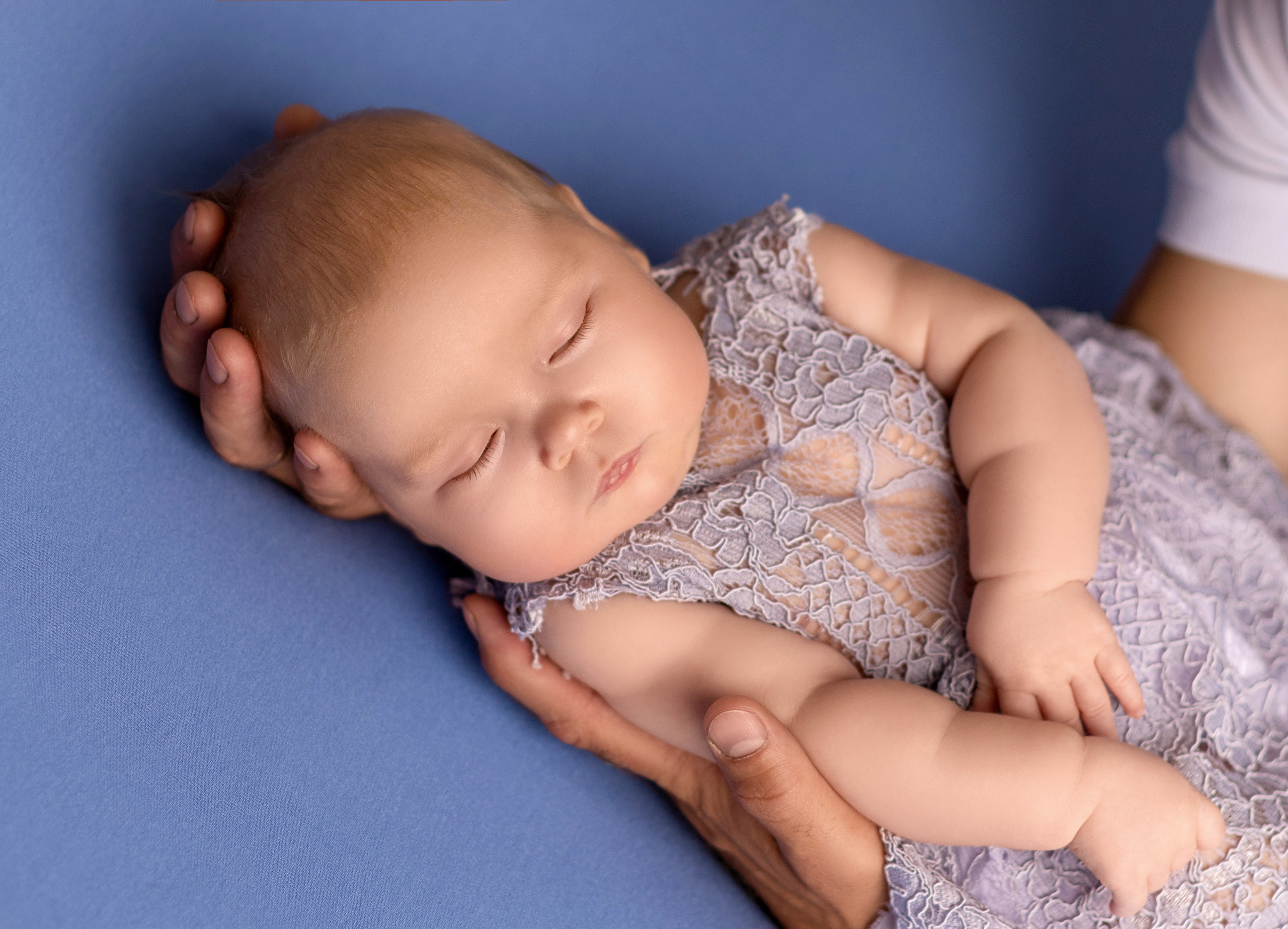 Ольга, 1,5 месяца. Фотограф новорожденных в Нижнем Новгороде Надежда Кадылкина