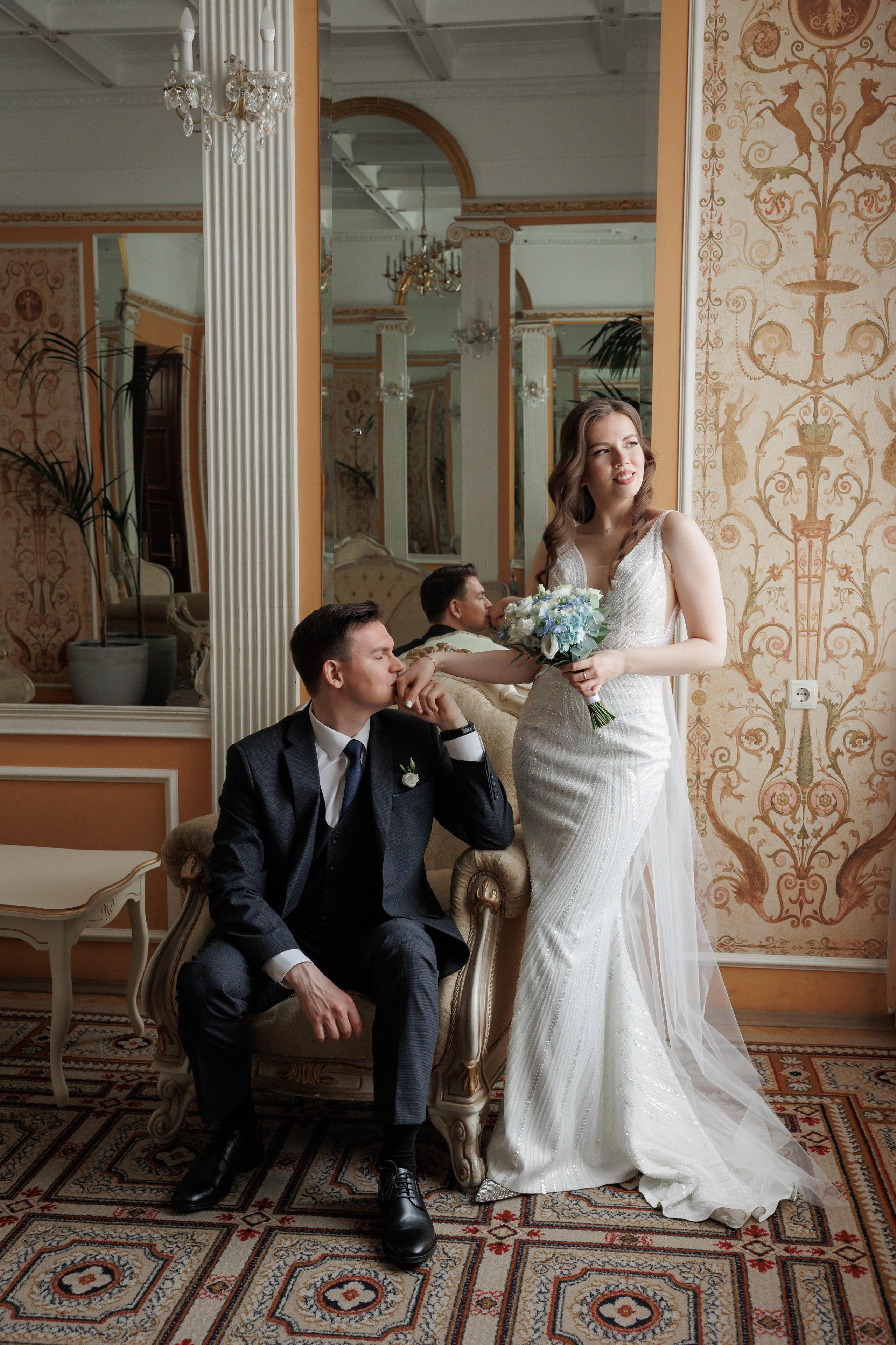 Даша и Дима, Грибоедовский ЗАГС. Свадебный и репортажный фотограф (Москва, Королев и другие)