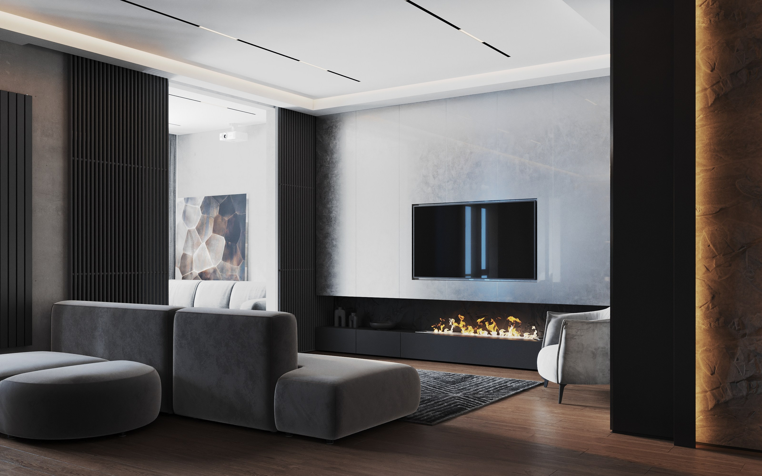 Квартира 115 м². Дизайнер интерьера Малюгина Ксения Санкт-Петербург