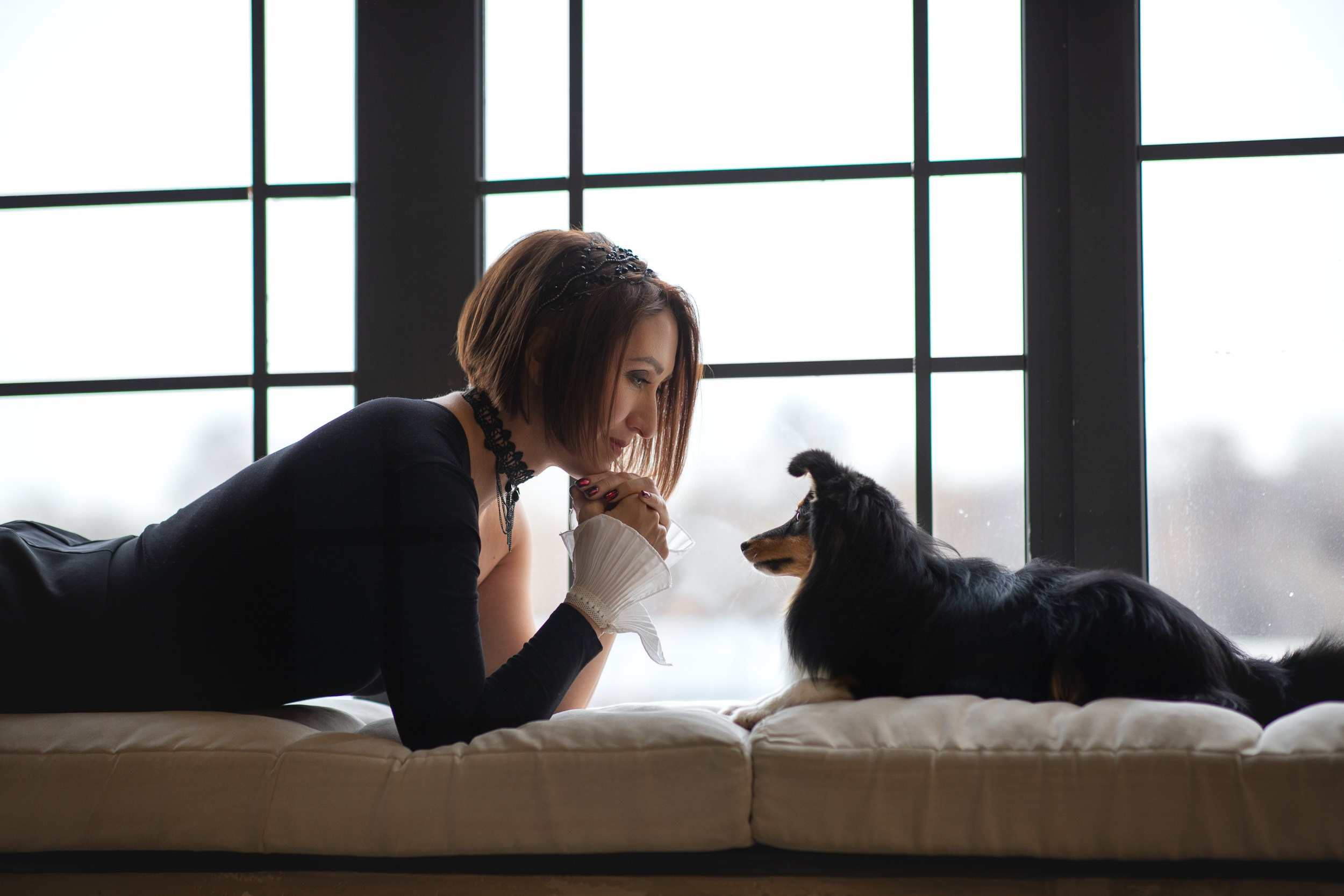 Съемка с собакой в студии Москва. Фотограф-анималист в Москве и Московской области Татьяна Фролова