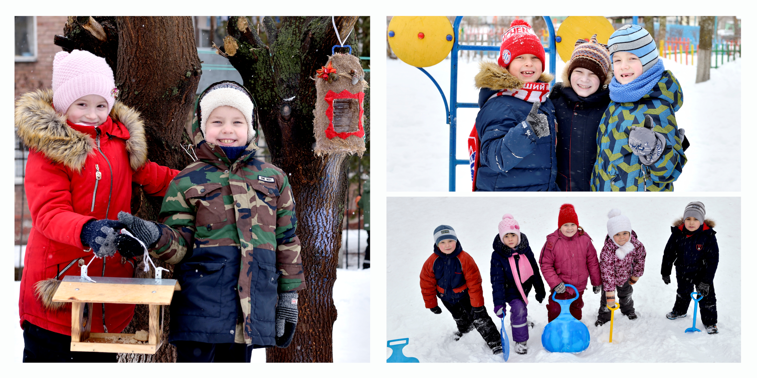 Зимняя прогулка (детский сад). Фотограф в Ярославле Наталья Романова. Выпускные альбомы для детского сада, начальной и средней школы