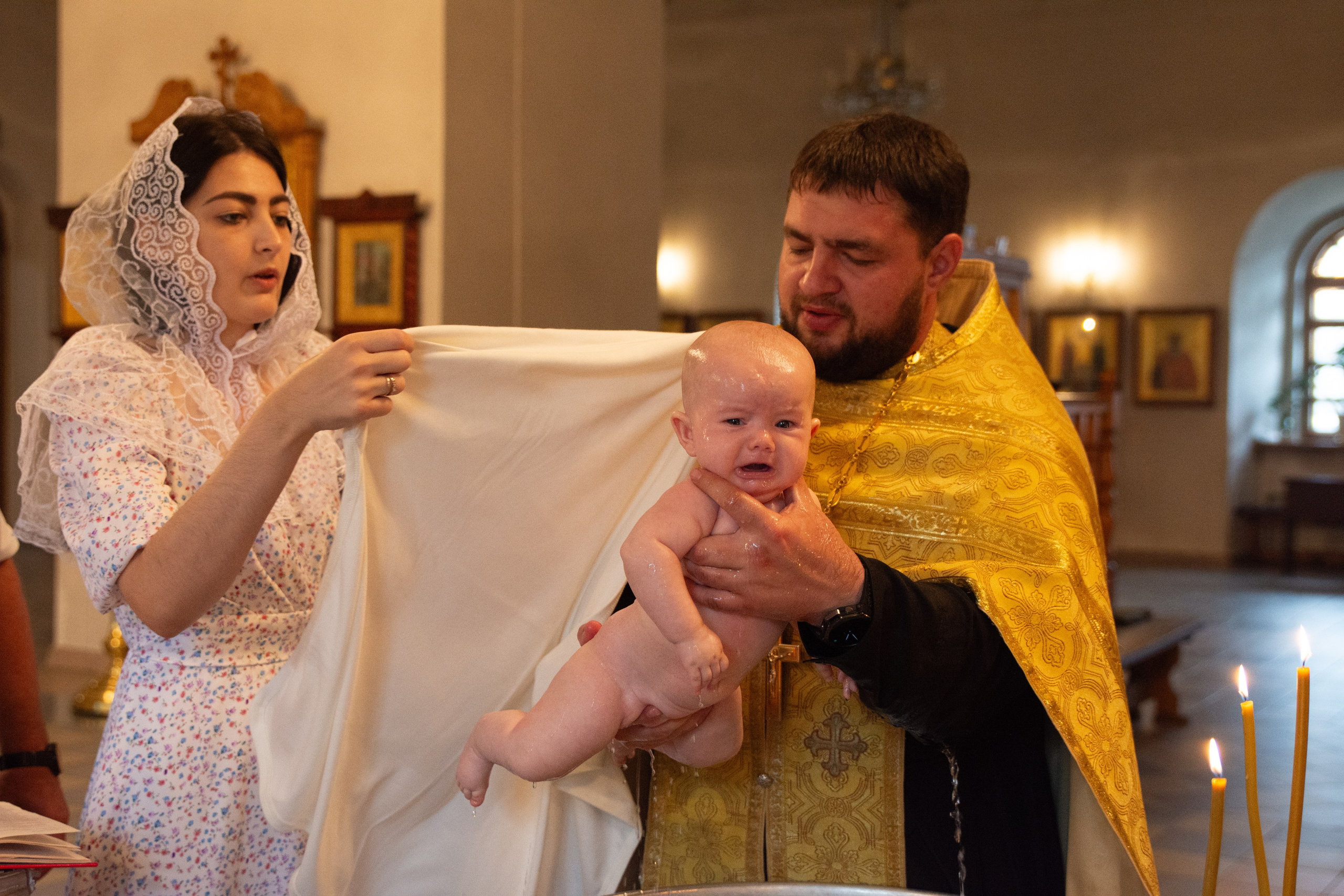 Таинство крещения. Фотограф в Белгороде Анастасия Богунова