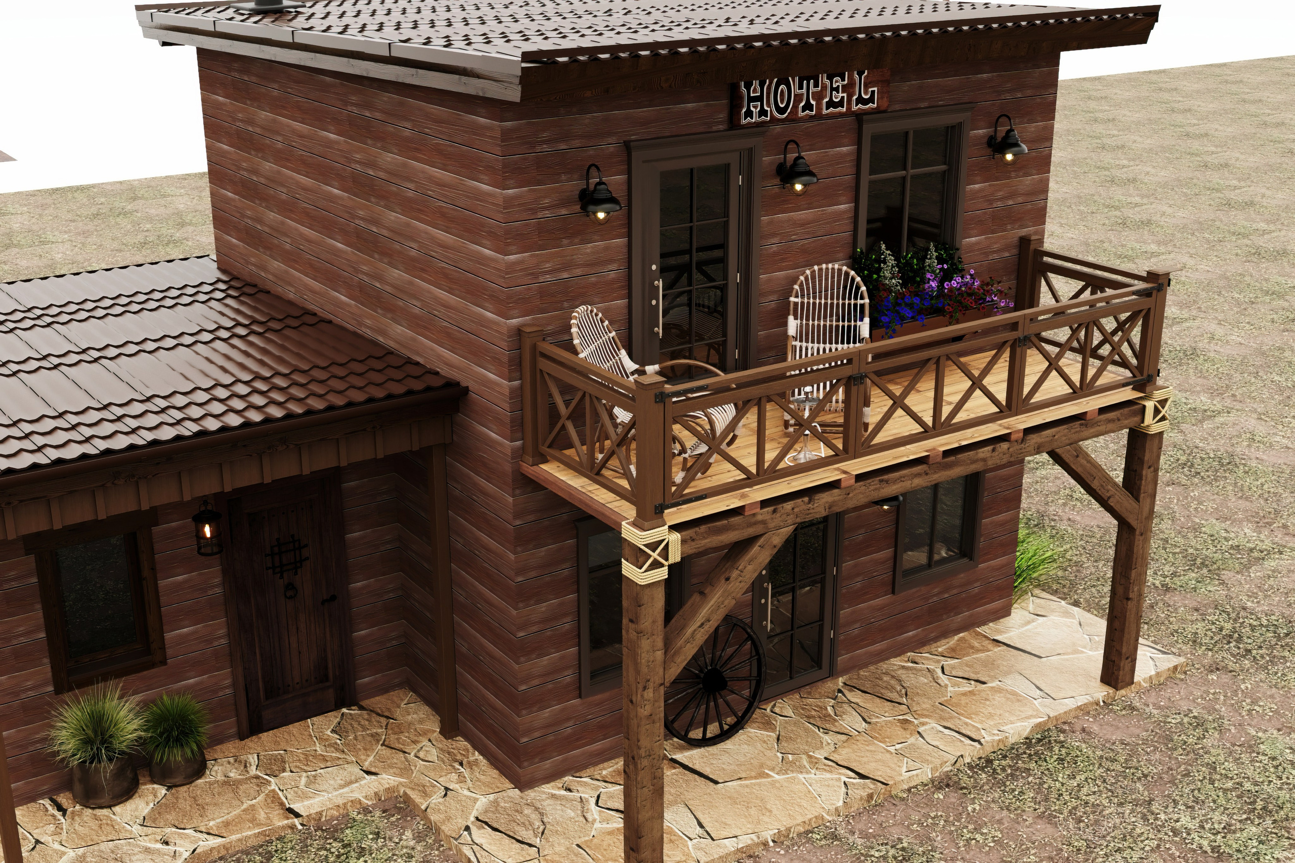 Банный комплекс, ул. Персиковая. Arrogant Arch