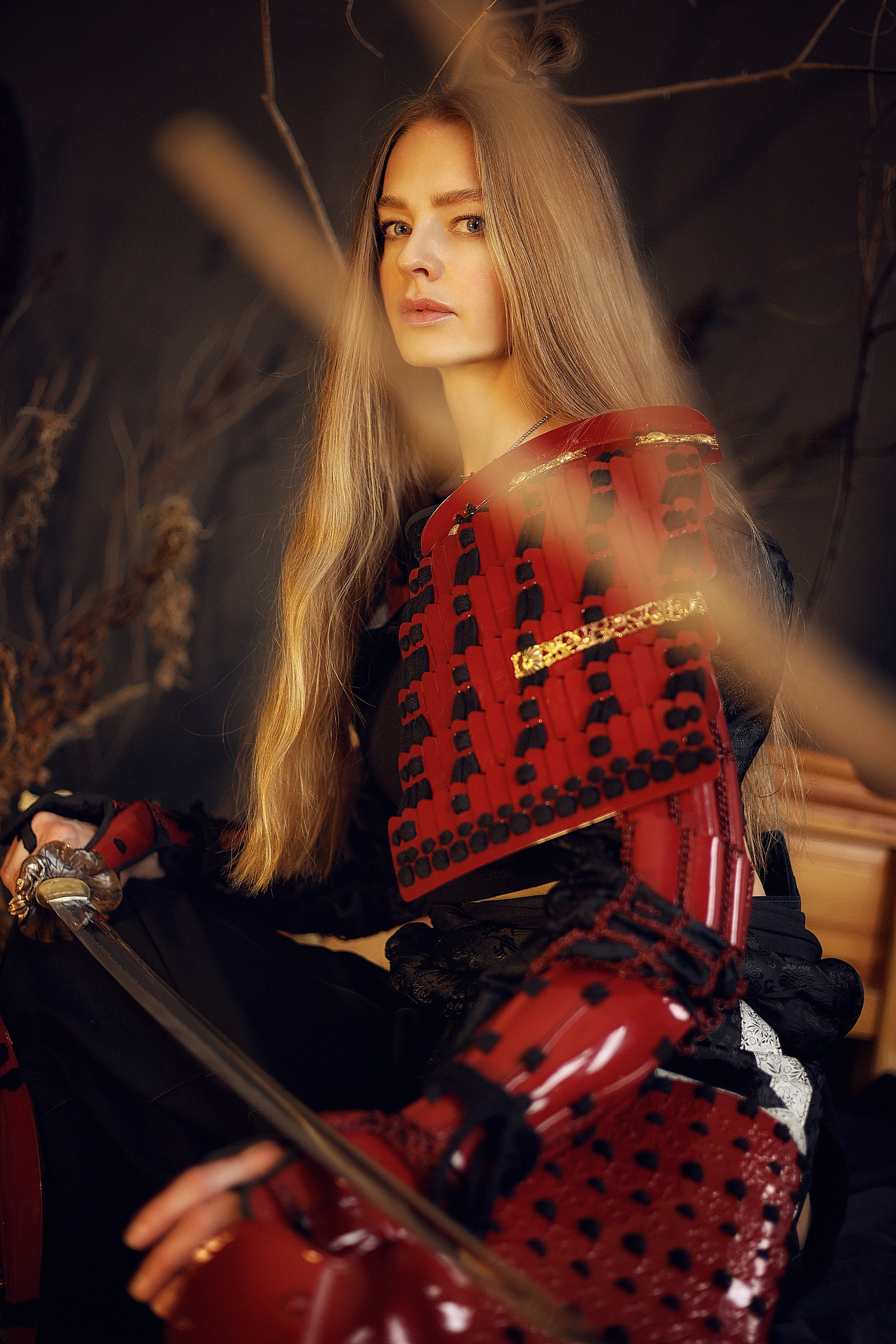 Последний самурай в самурайских доспехах с катаной. Эксклюзивный фотограф японских сказок в Екатеринбурге