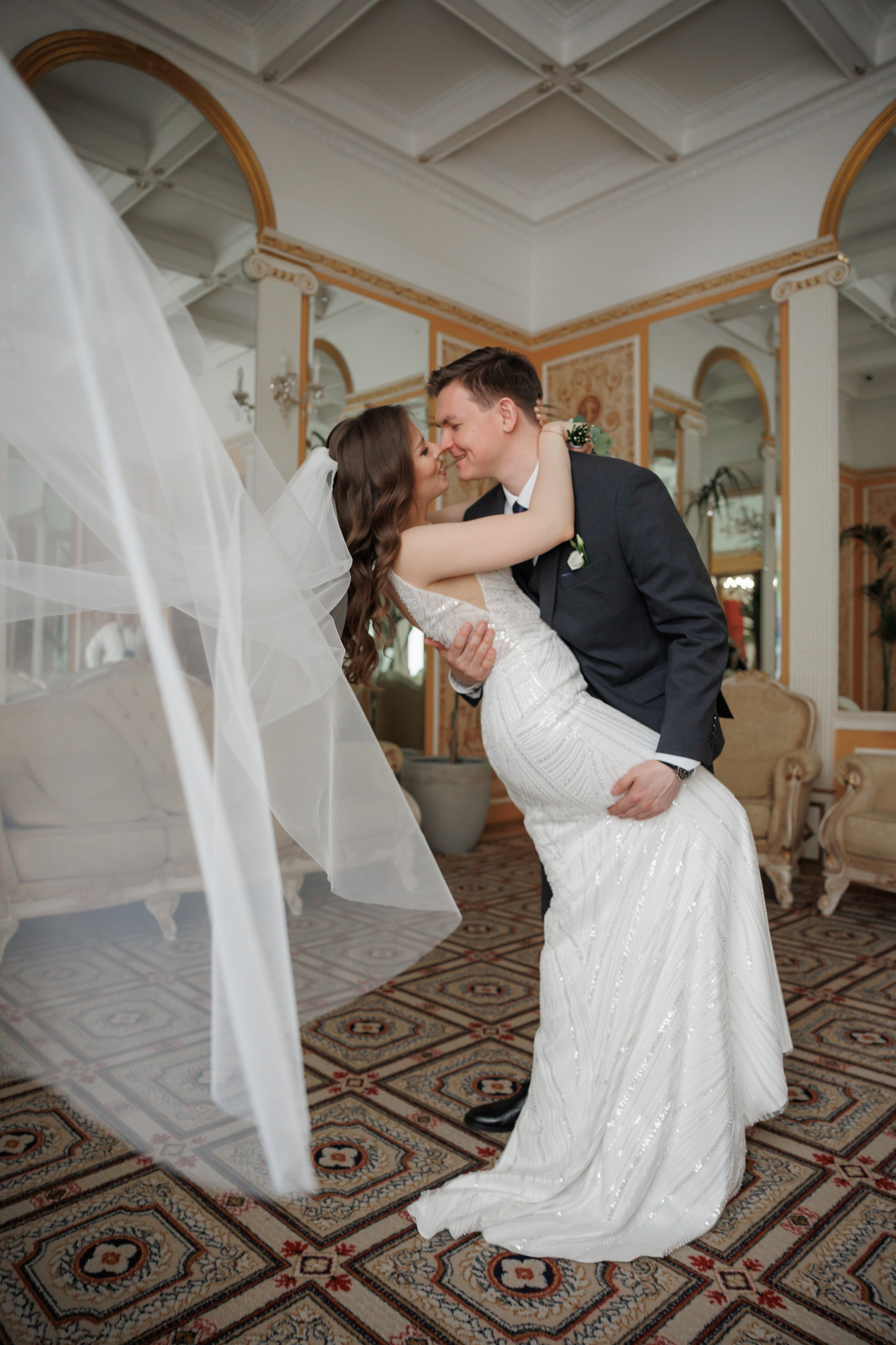 Даша и Дима, Грибоедовский ЗАГС. Свадебный и репортажный фотограф (Москва, Королев и другие)