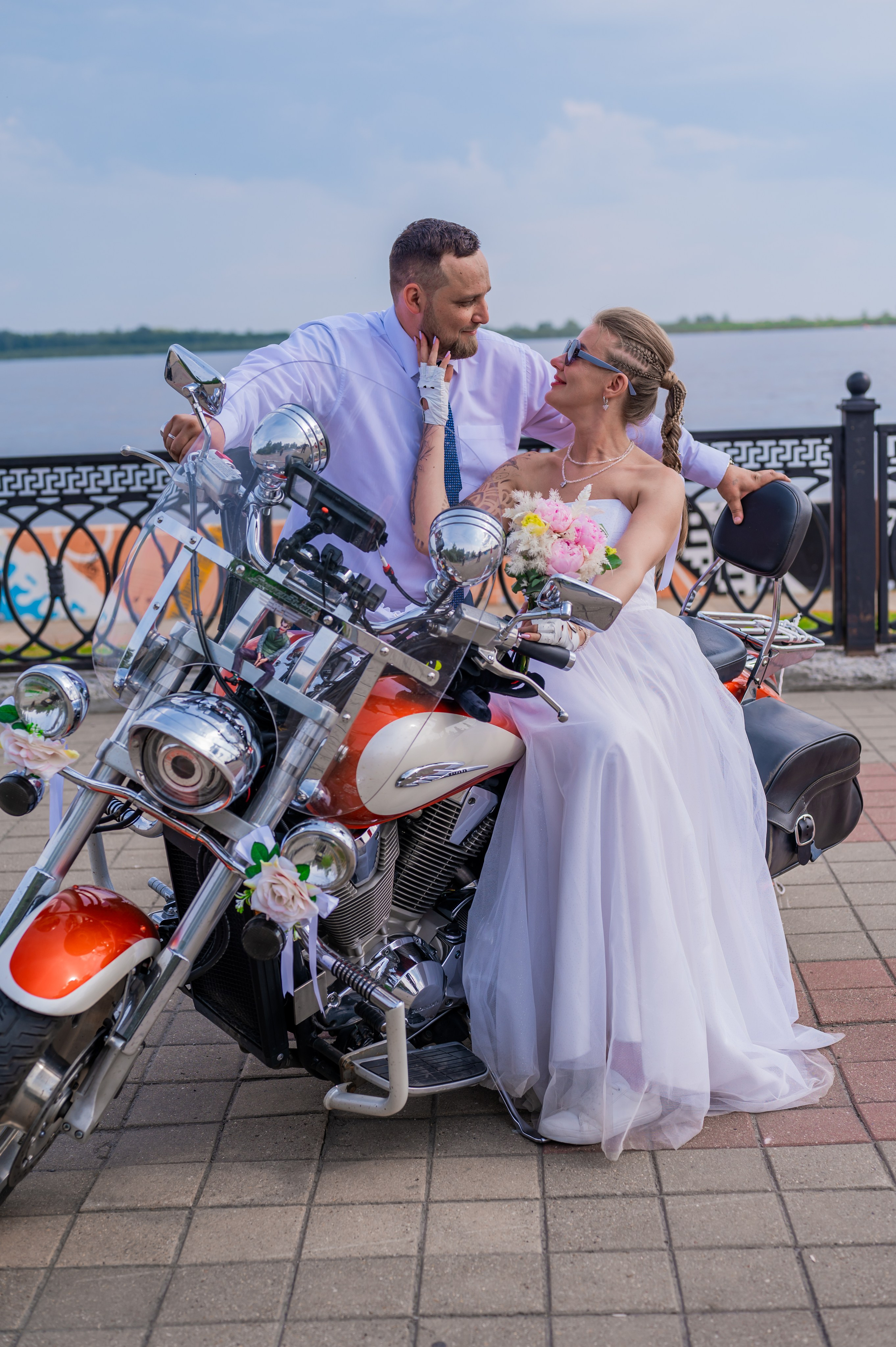 Мотосвадьба Евгения и Алены. Свадебный фотограф в Сургуте Любовь Гуляева