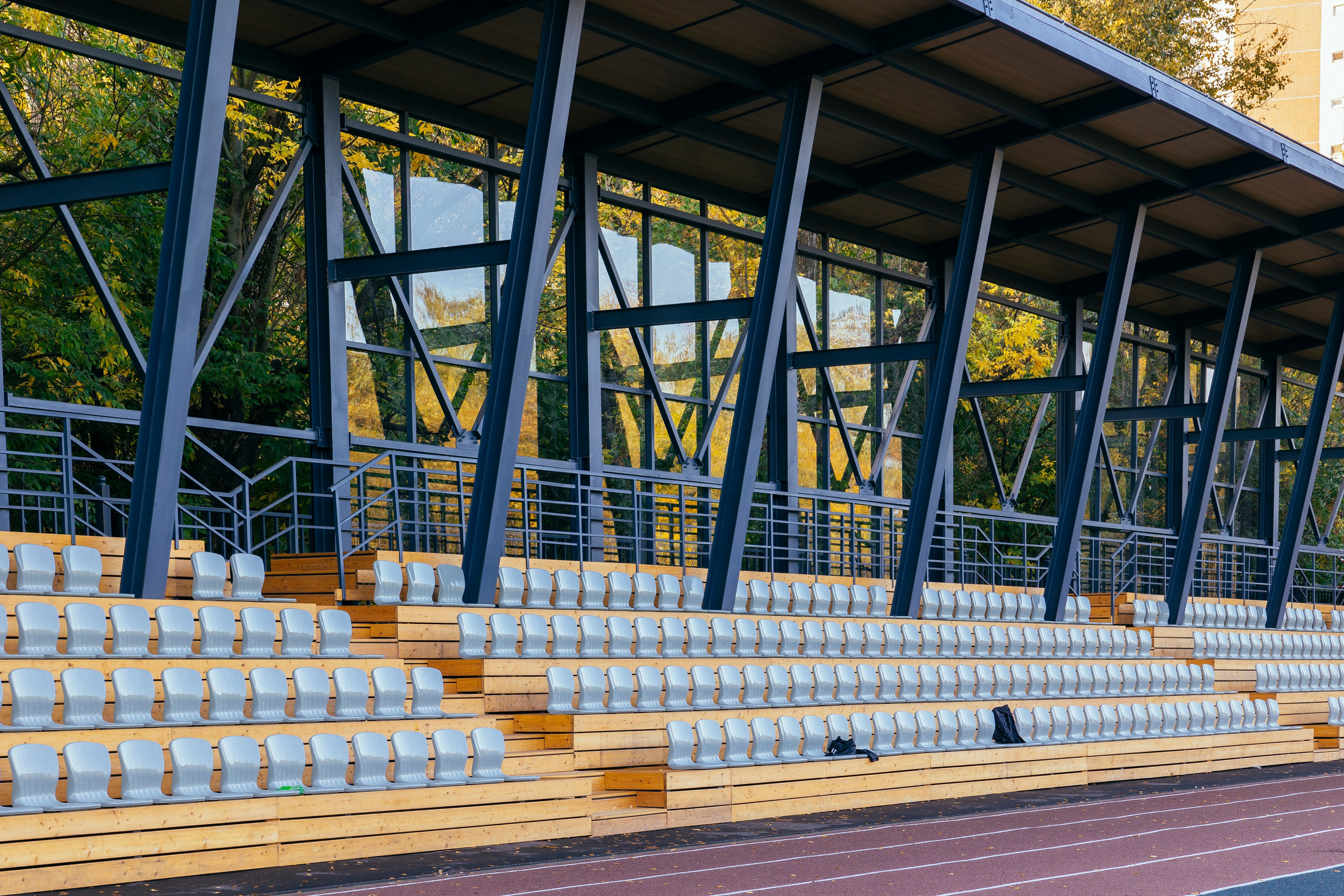 Фотосъемка для архитектурного бюро А4 «Стадион Свиблово». Фотограф Георгий Нигматулин