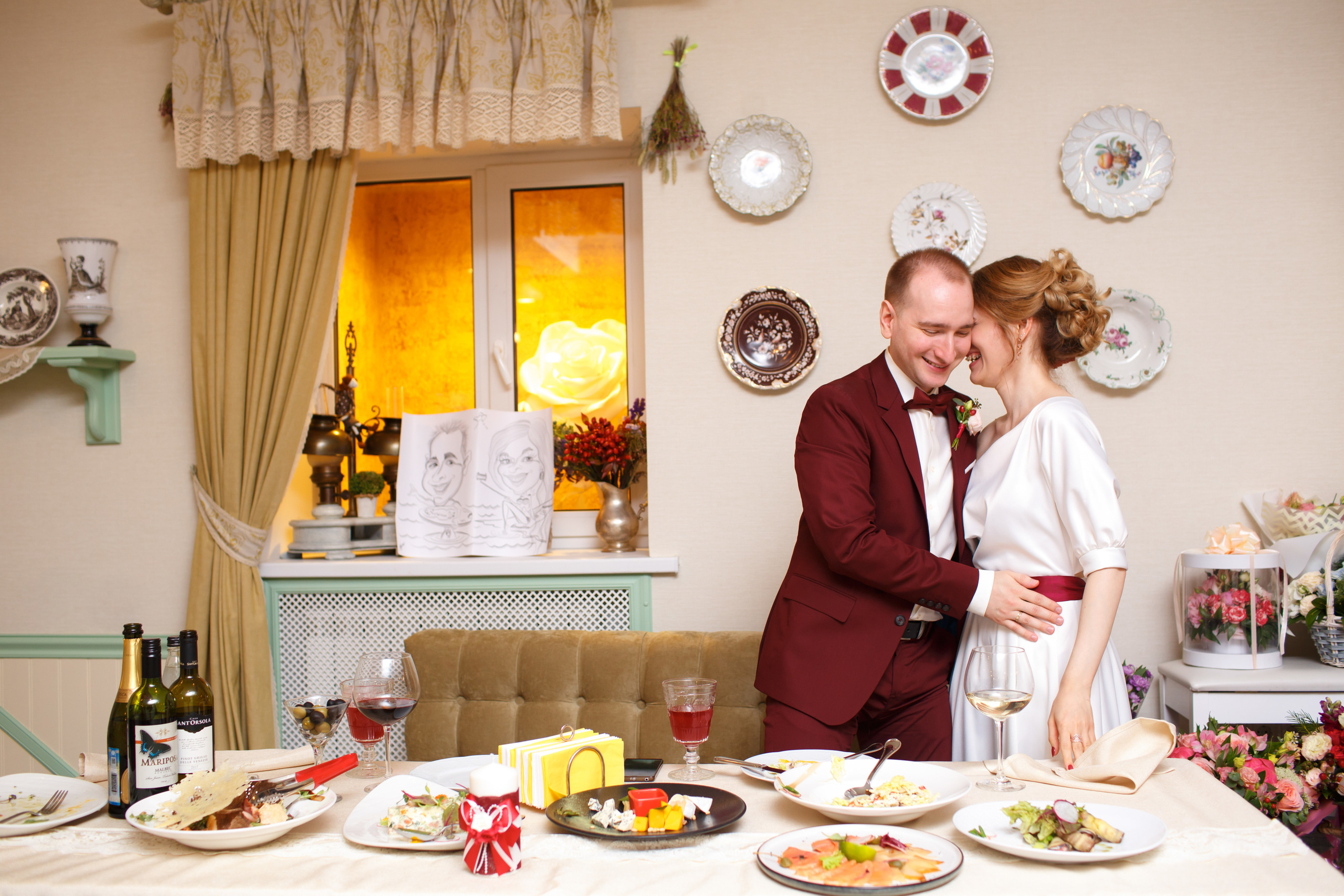 Юлия и Игорь, ЗАГС Кузьминки, ресторан Detol. Свадебный и репортажный фотограф (Москва, Королев и другие)