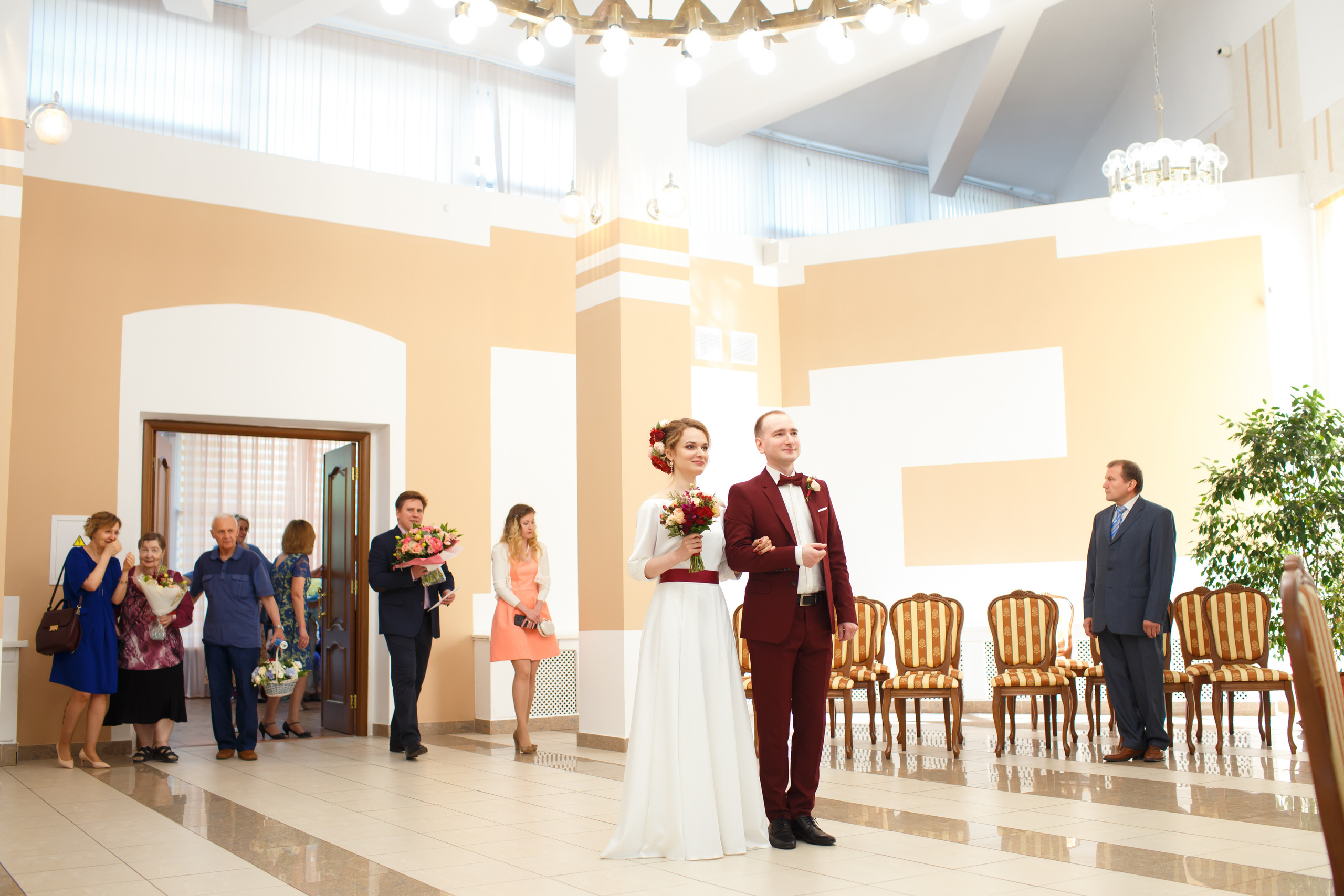 Юлия и Игорь, ЗАГС Кузьминки, ресторан Detol. Свадебный и репортажный фотограф (Москва, Королев и другие)