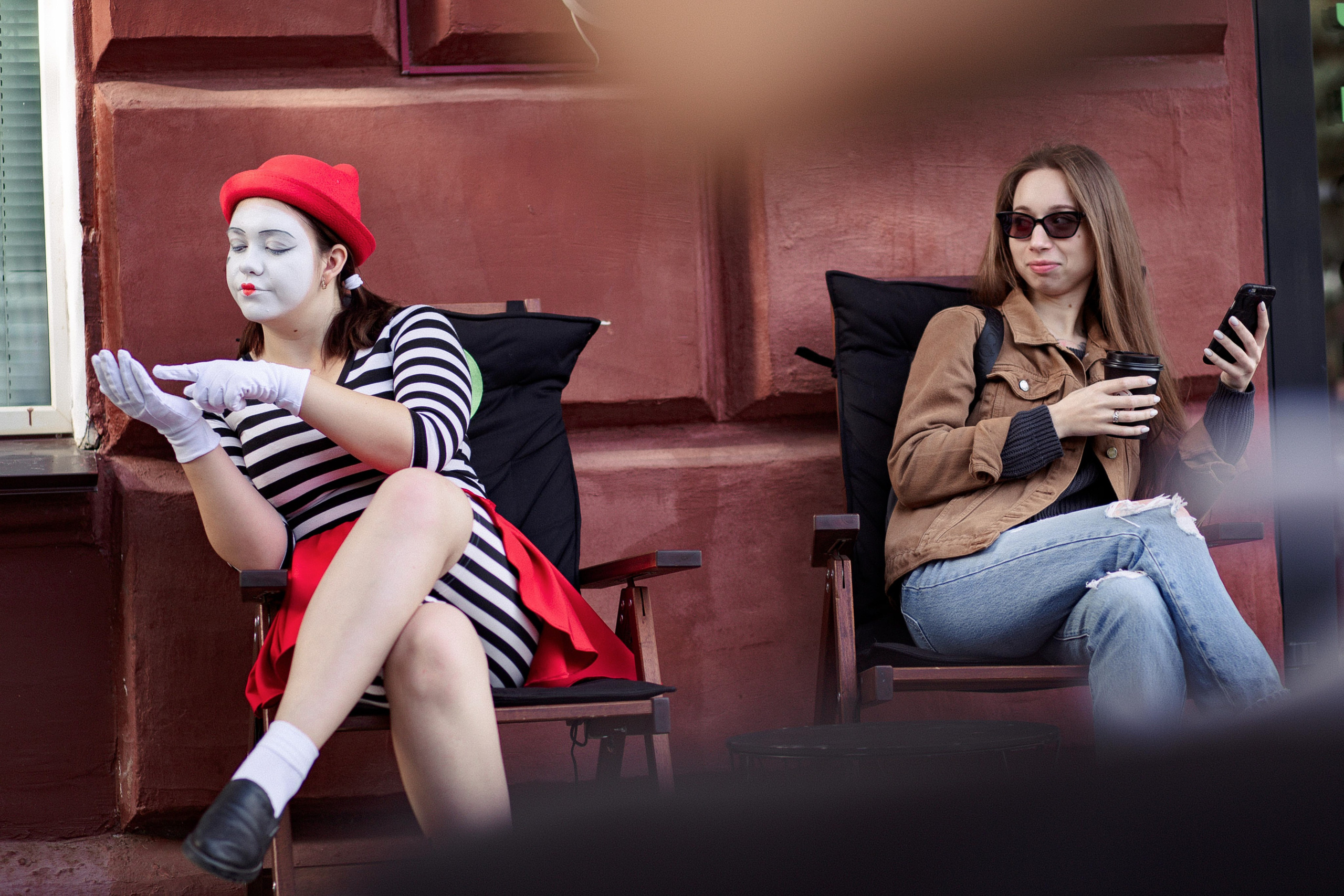 Мимы. Фотограф Крохин Олег