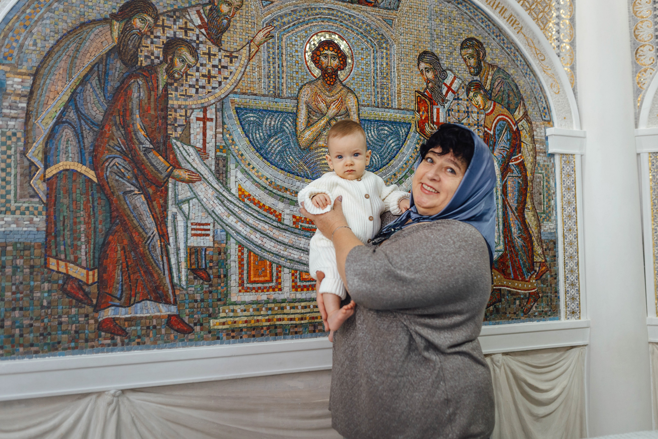 Крещение Демида, храм Святой Троицы, декабрь 2025