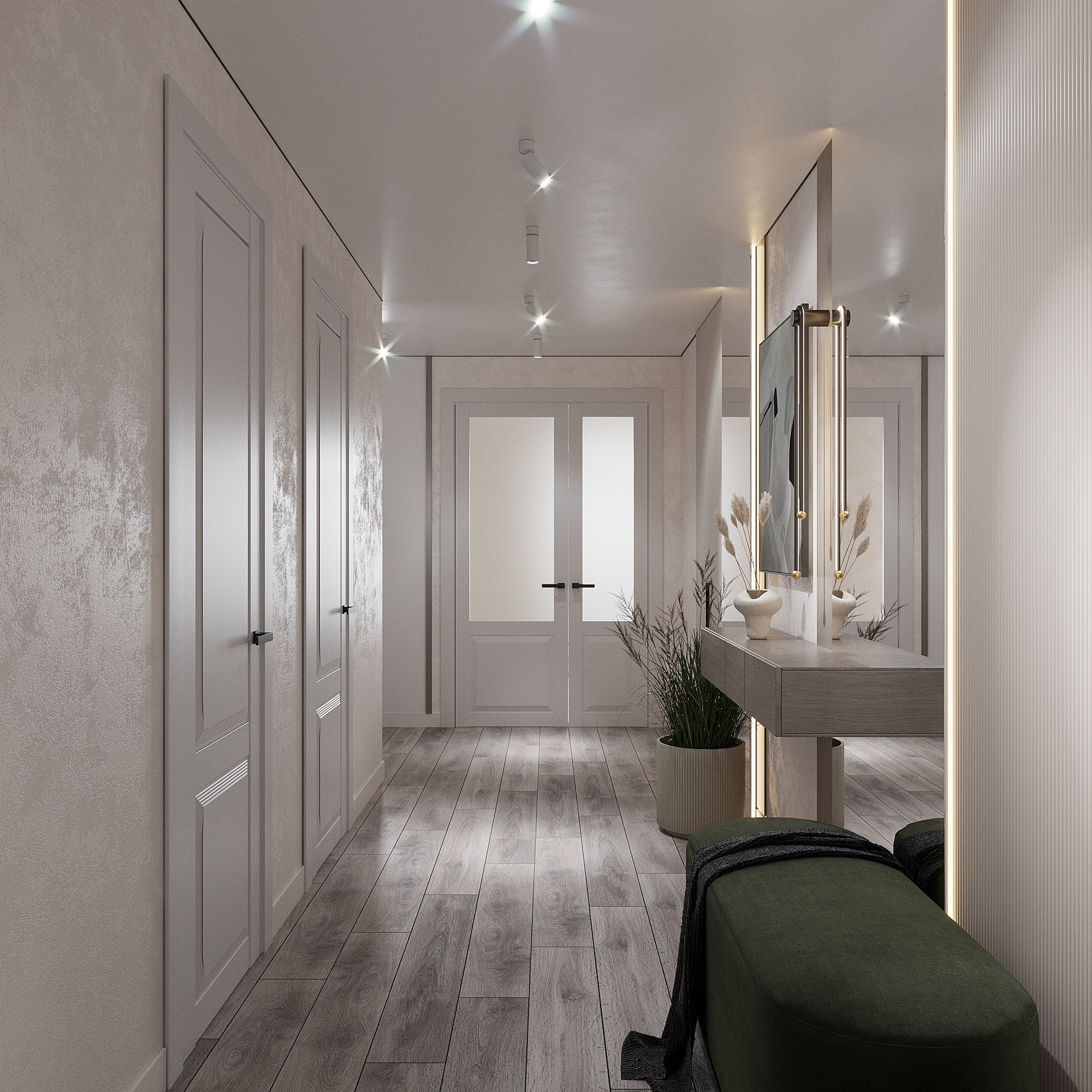 Санкт -Петербург трехкомнатная квартира. Kich.design