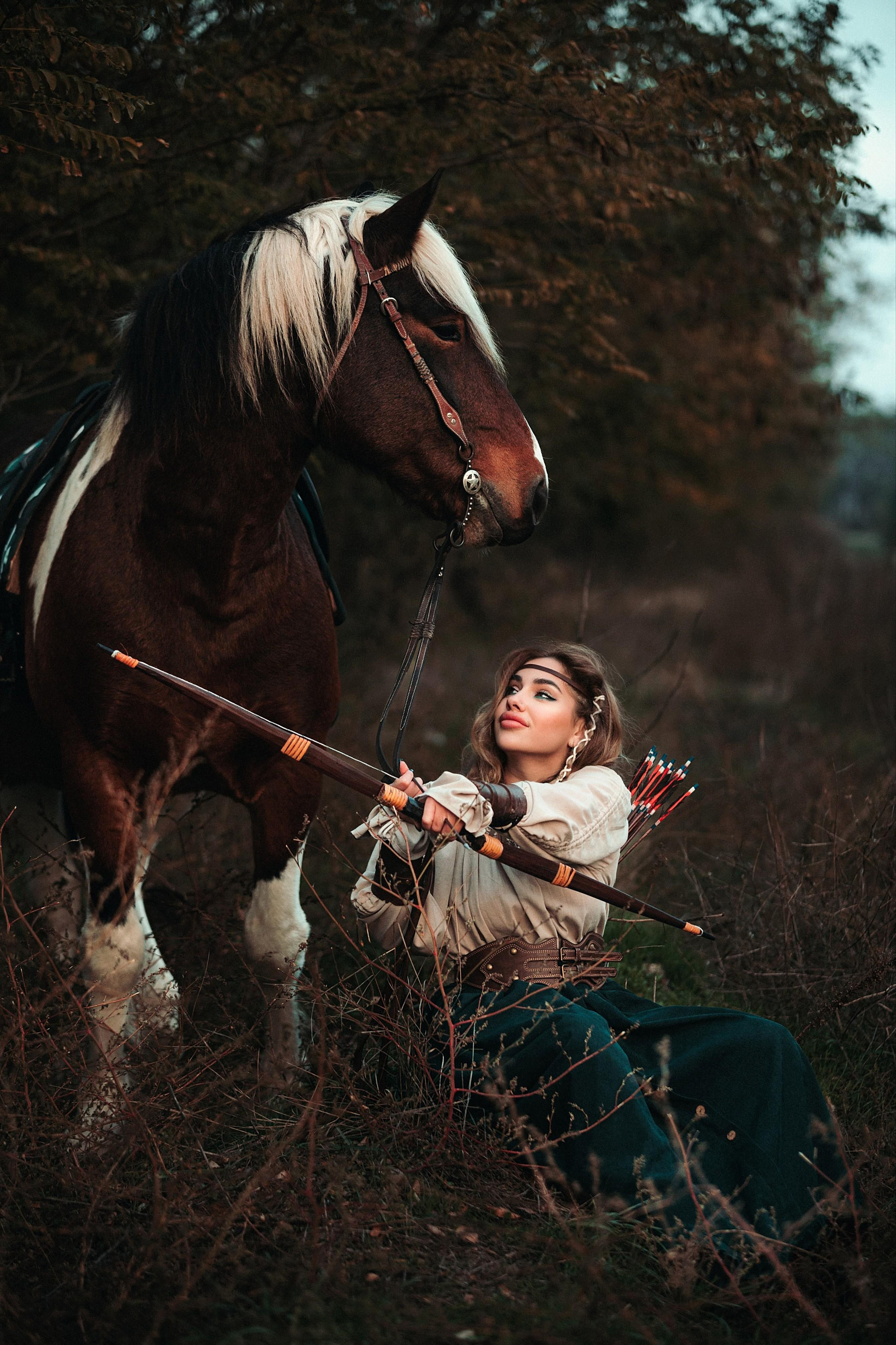 Лучница. Конный и театральный фотограф Анапа