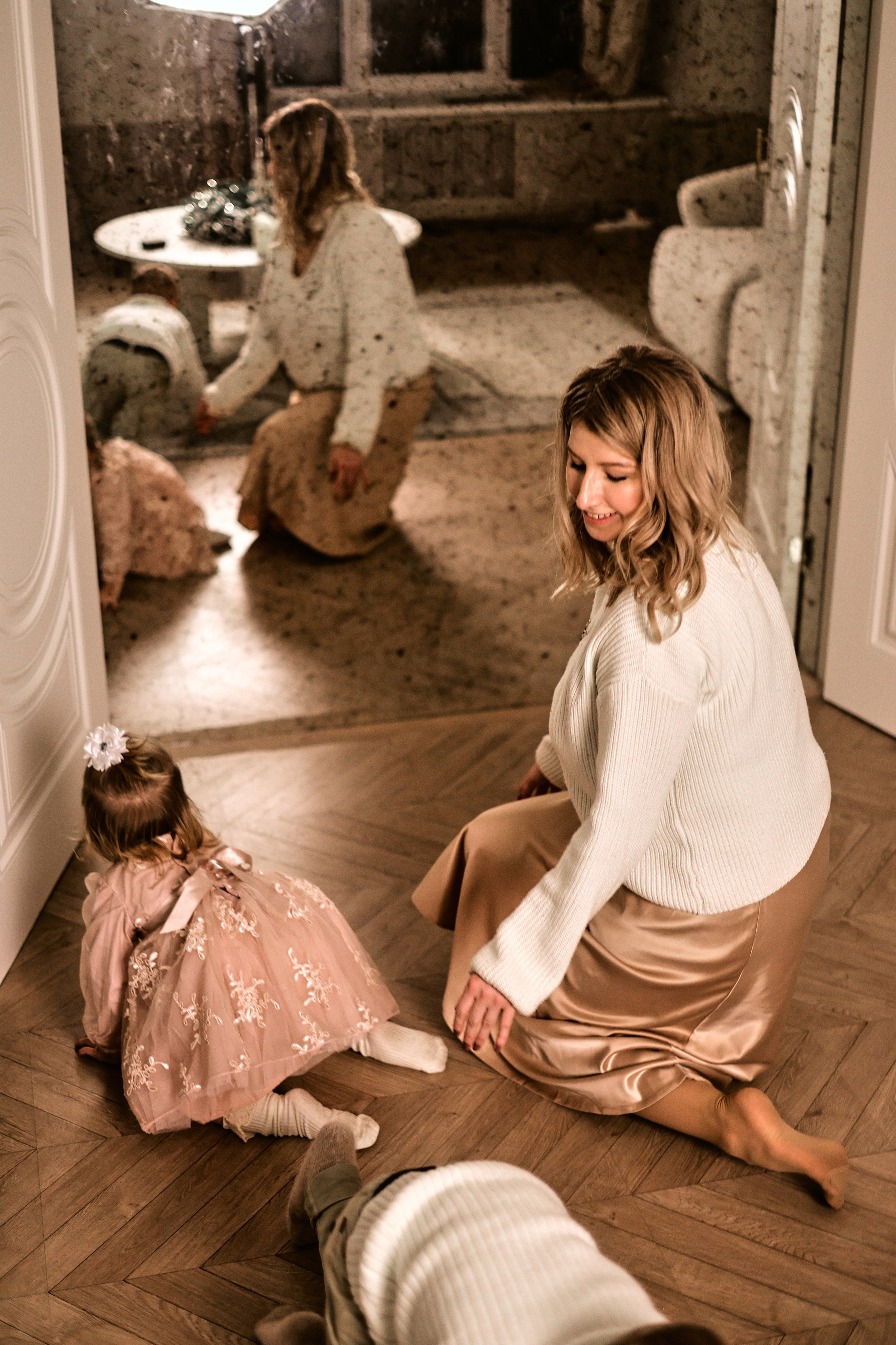 Елена и детки. Фотограф Москва