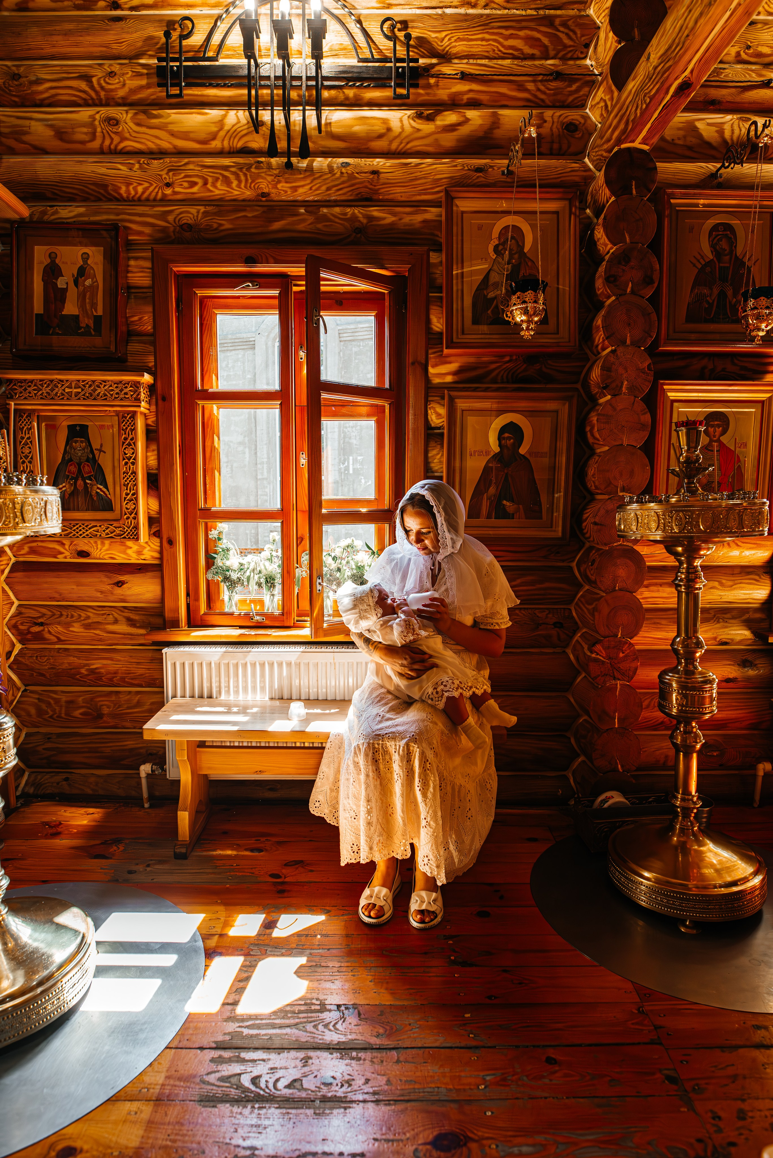 Таинство Крещения Авроры. Фотограф Таинств Крещения и Венчания в г. Курске