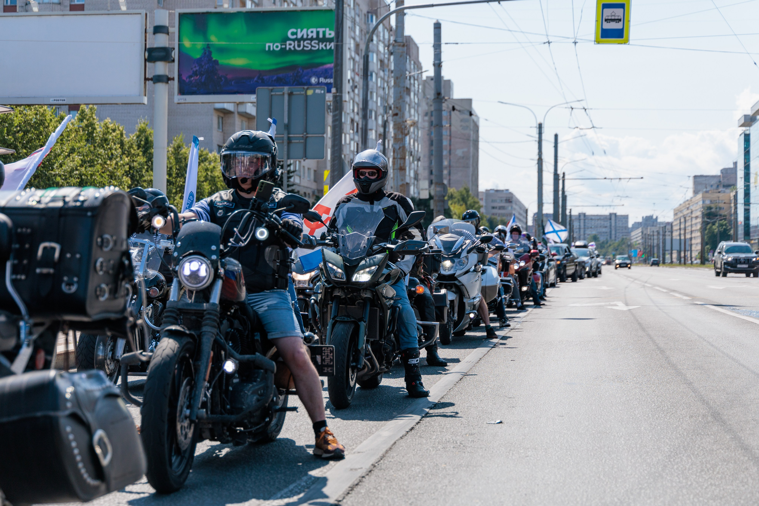 День ВМФ с мотоклубом 28.08.24. Репортажный фотограф Санкт-Петербург | Роман Карбышев