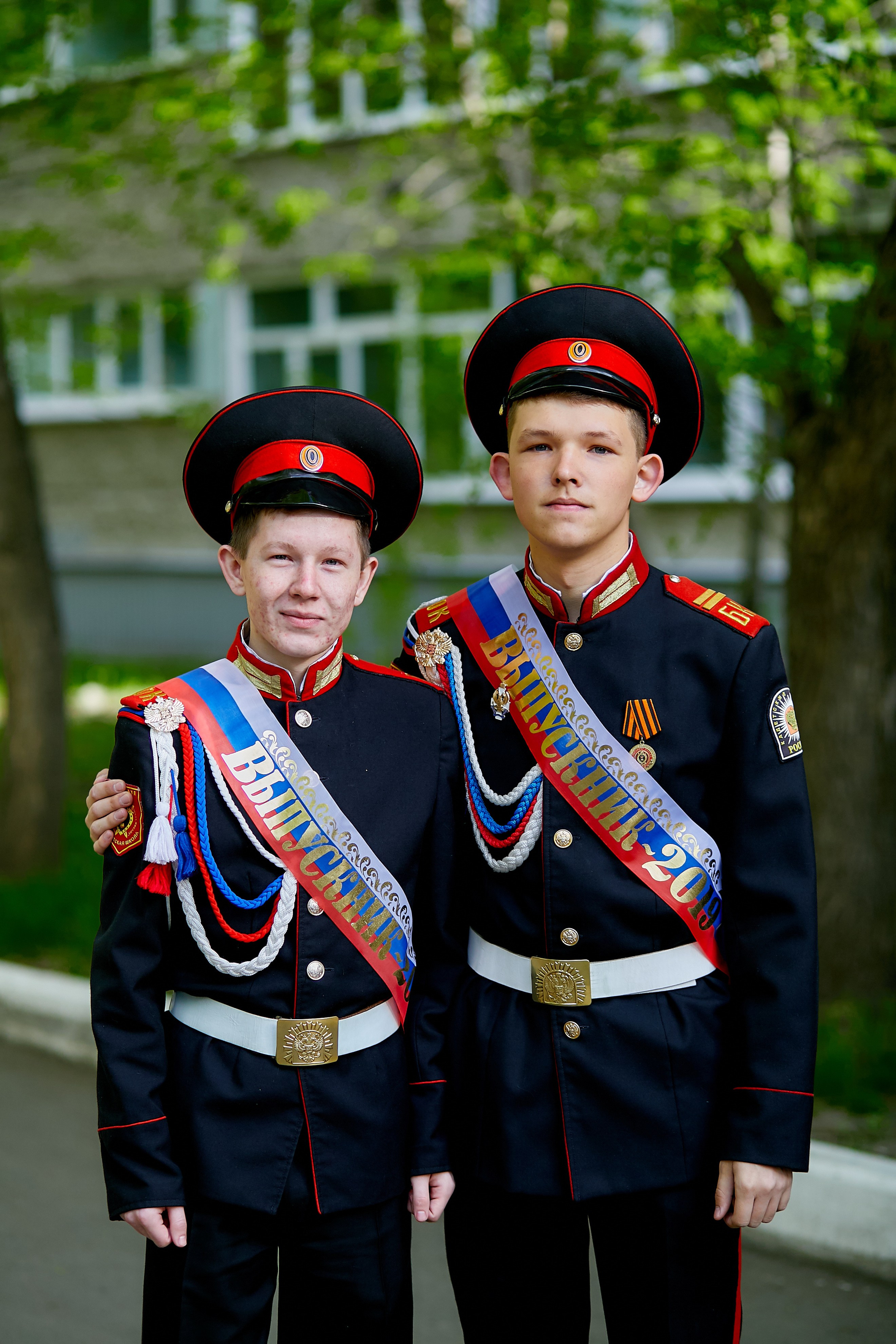 Кадеты последний звонок. Фотограф Вячеслав Фарунин