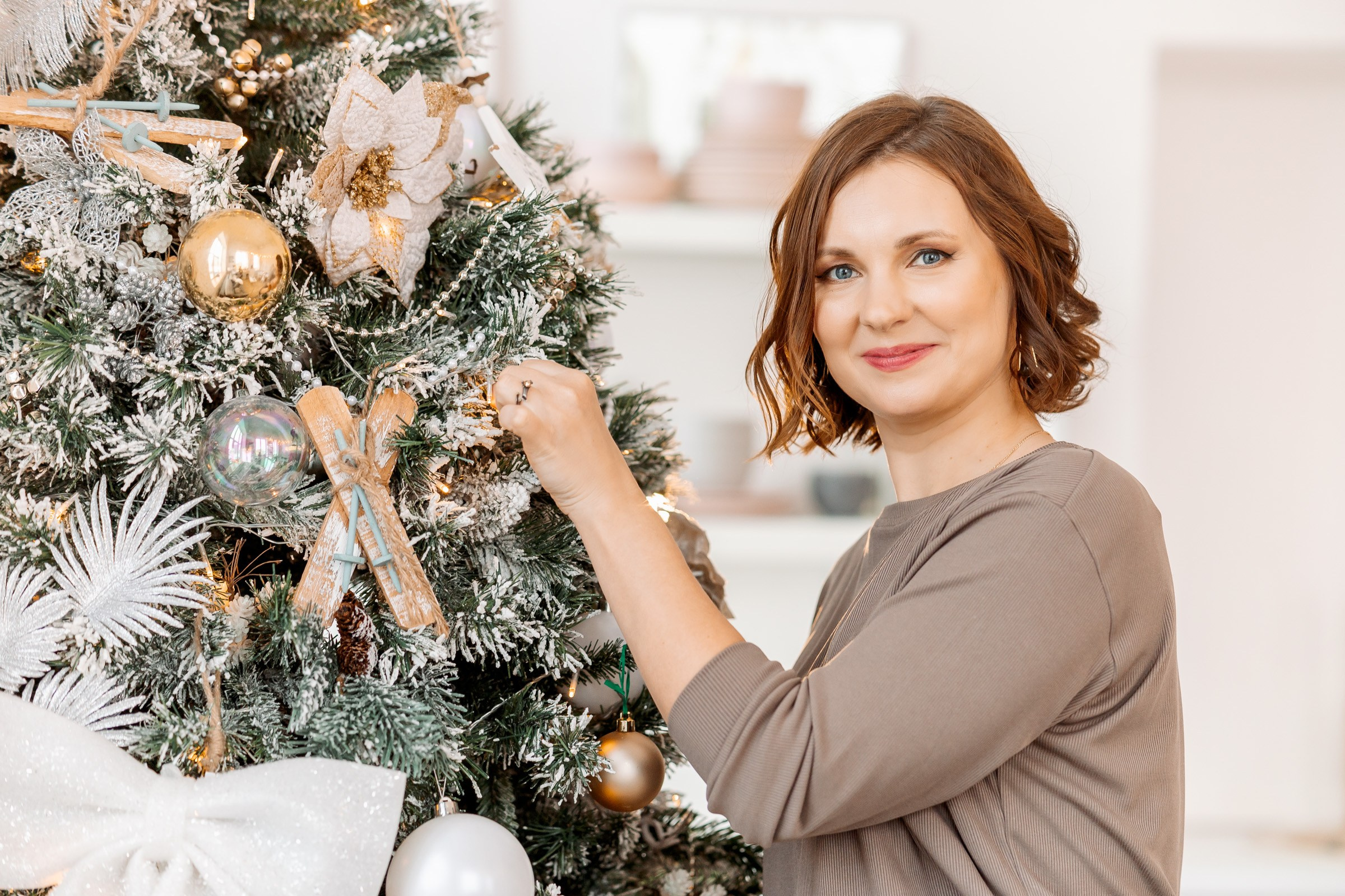 портрет у елки