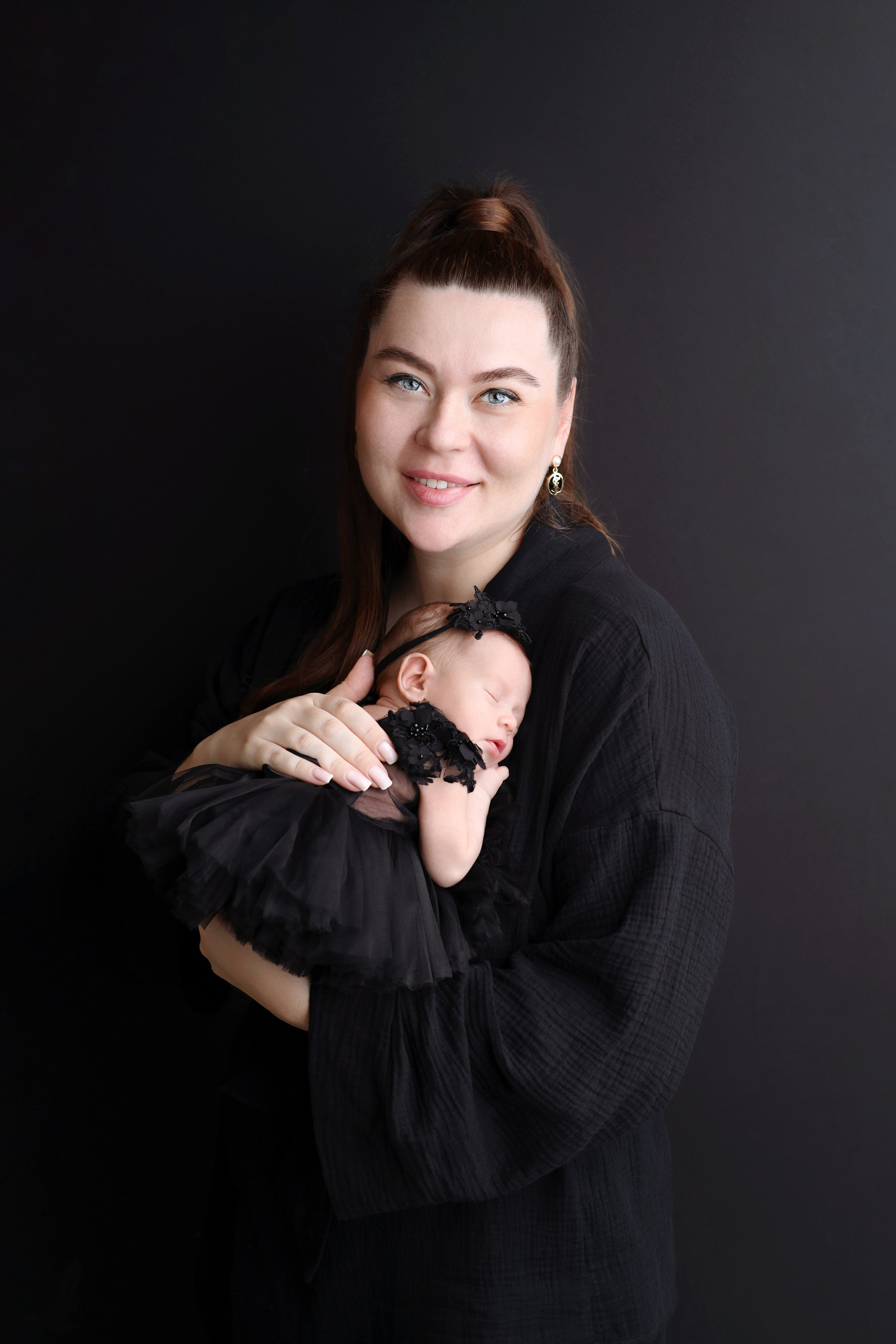 Ньюборн съемка Стефании, максимальный пакет. Фотограф новорожденных Москва. Ньюборн фотограф Москва