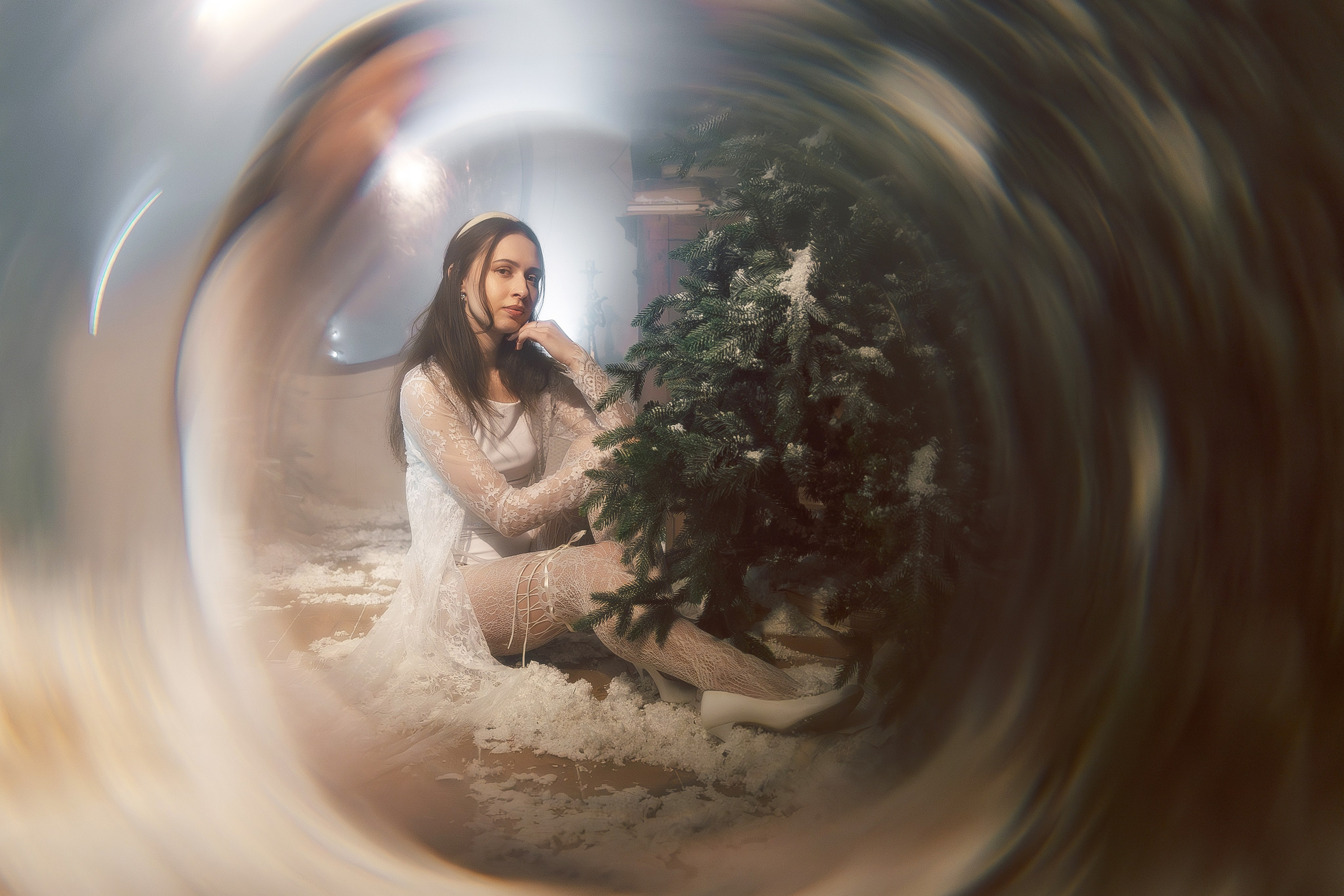 Зимняя сказка на чердаке. Семейный и женский фотограф в Москве Надежда Воробьева