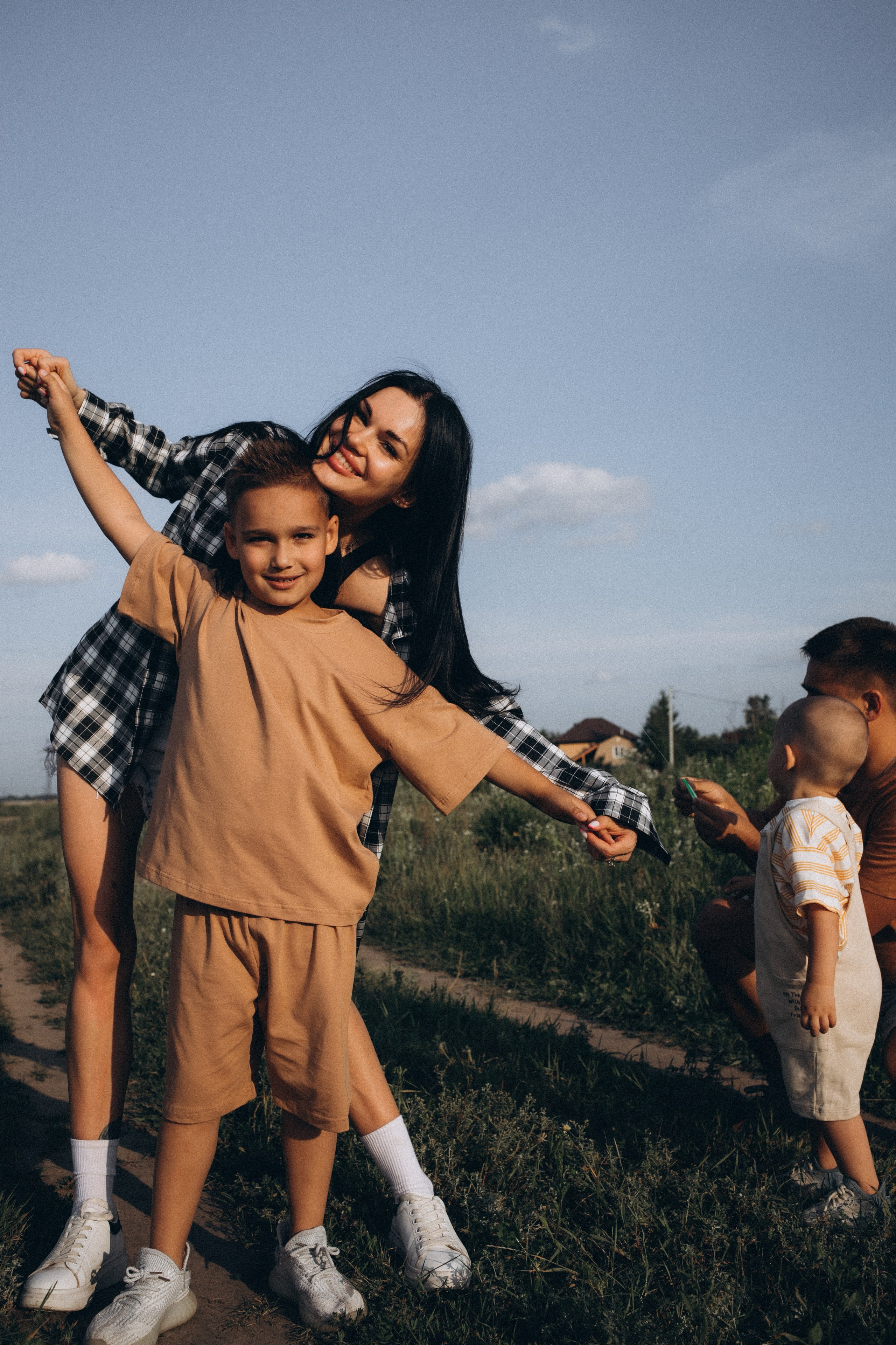 Саша, Женя, Никита и Саша. Семейный и свадебный фотограф Анна Кожокарь