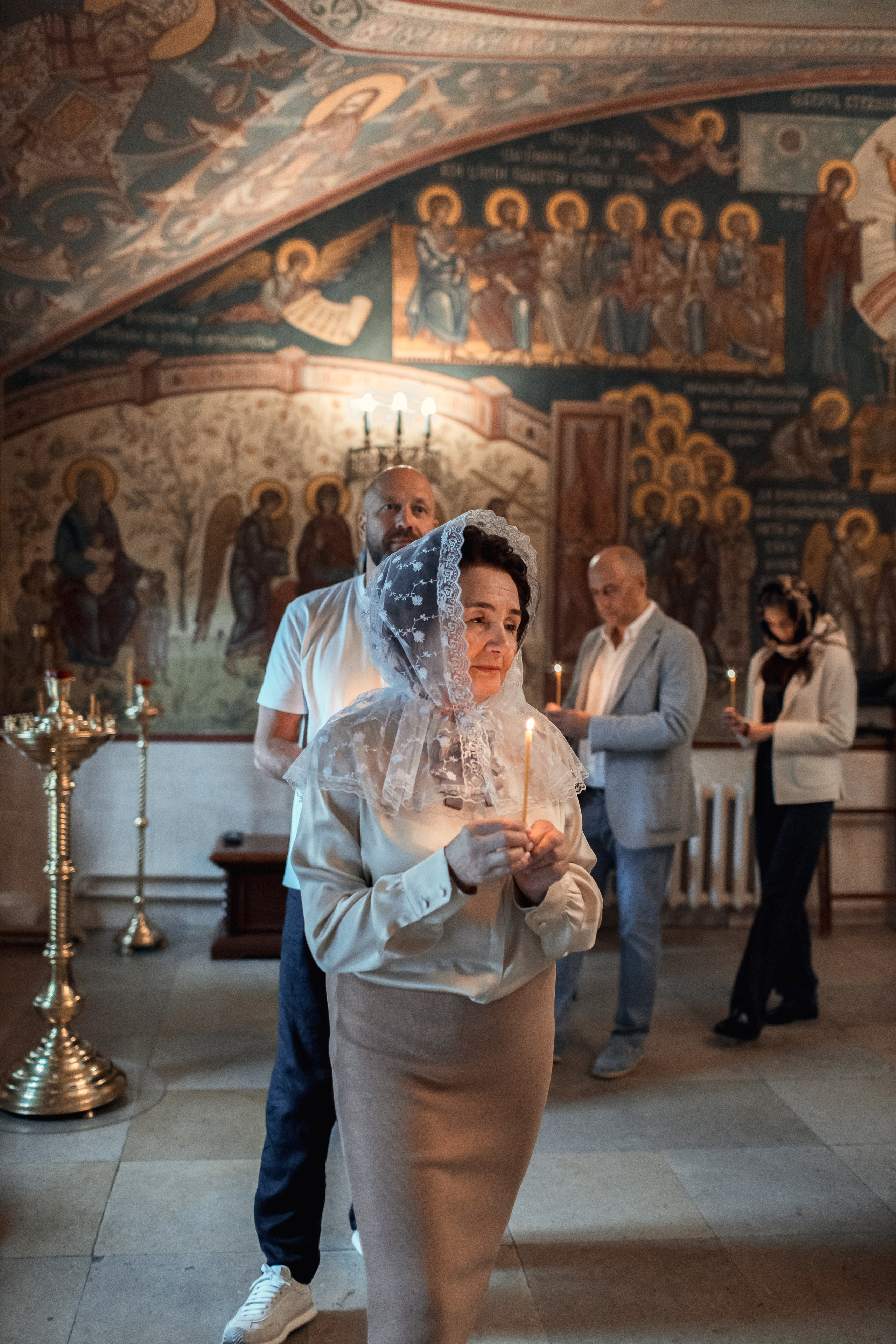 Крещение в Зачатьевском Монастыре. Профессиональный фотограф в Москве и Мо Мария Шантарёва