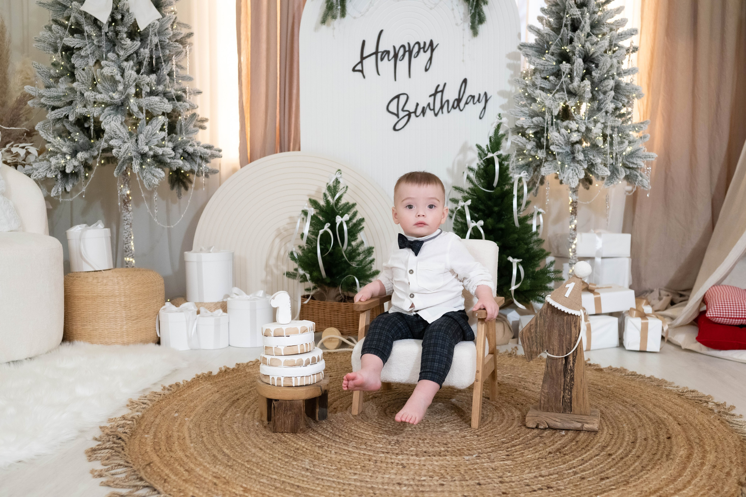 Мой Первый Годик. Роман. Семейный и детский фотограф в Красноярске Мила Черкасова