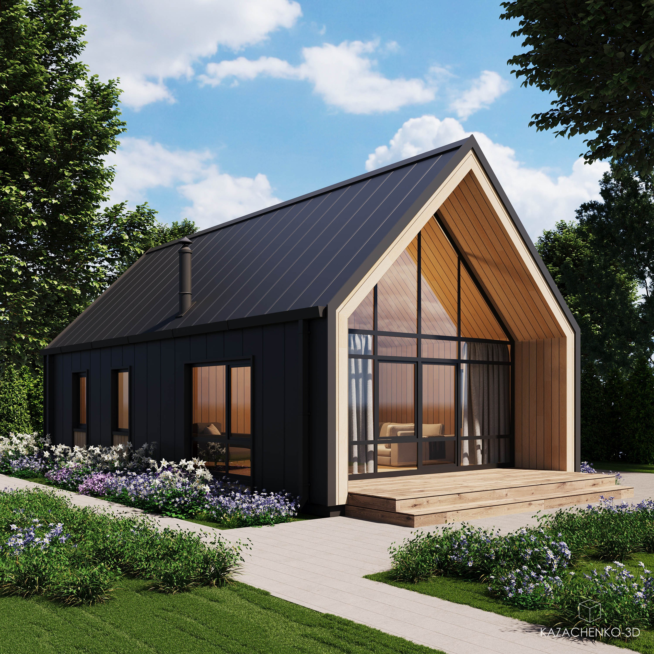 Визуализация экстерьера — BARNHOUSE. 3D-визуализатор Роман Казаченко