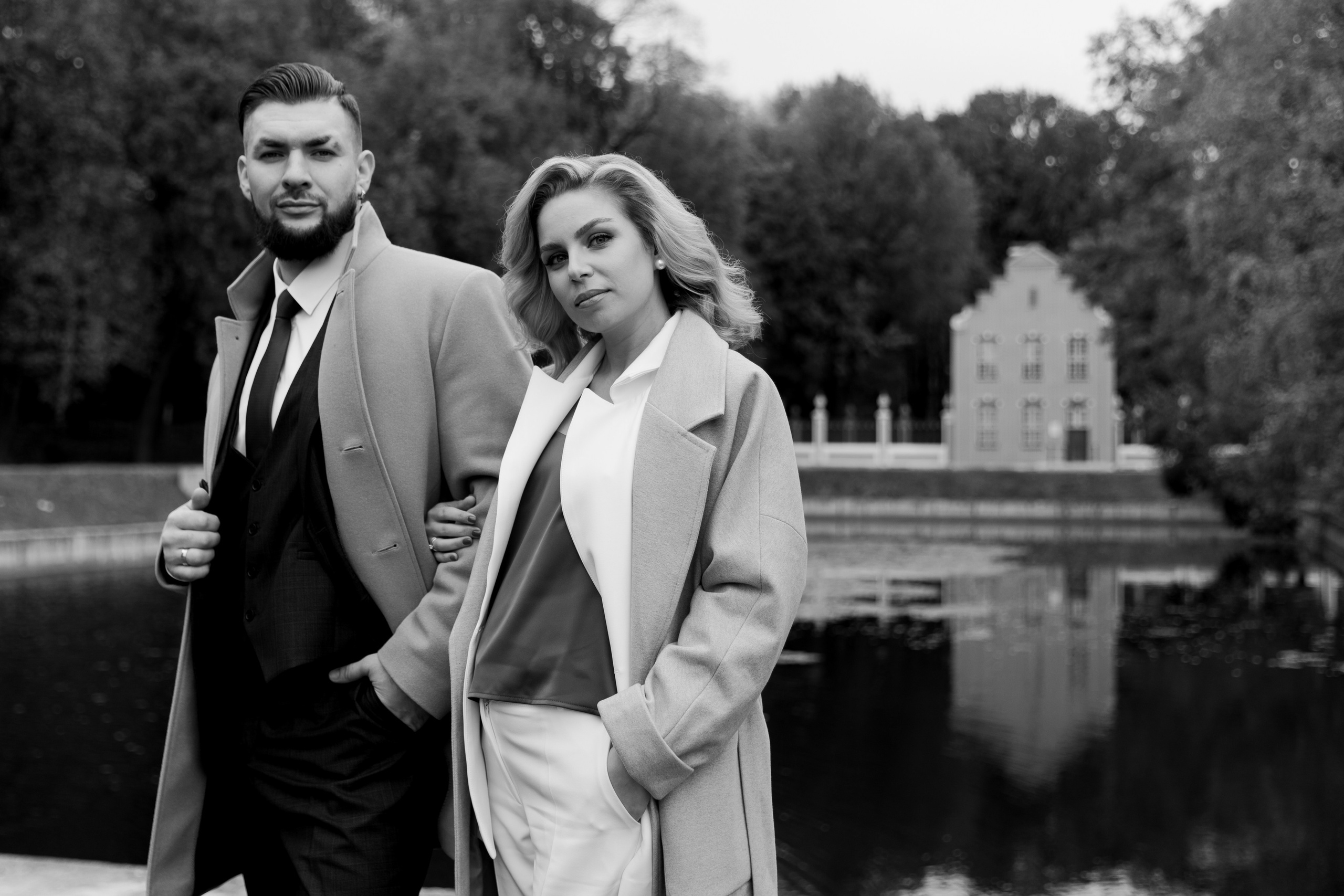 Даниил и Анастасия прогулка по Кусково. Свадебный фотограф в Москве