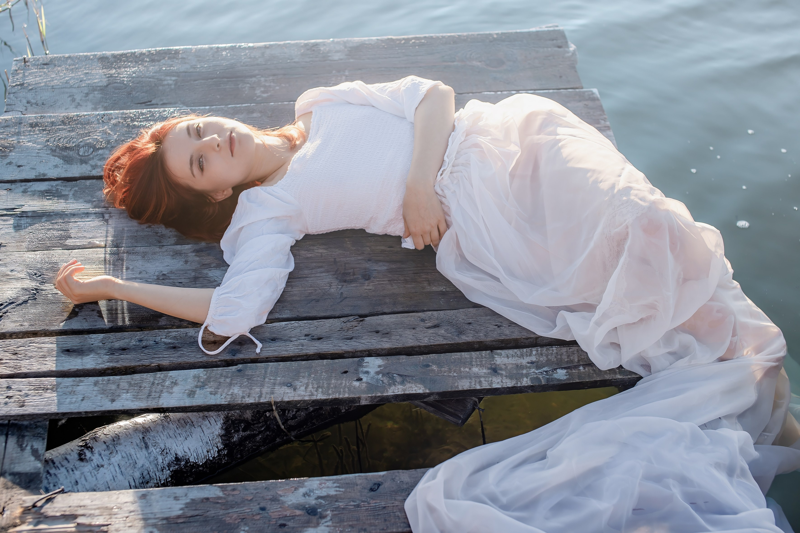 Творческая съемка на озере. Фотограф Минск Елена Украинец