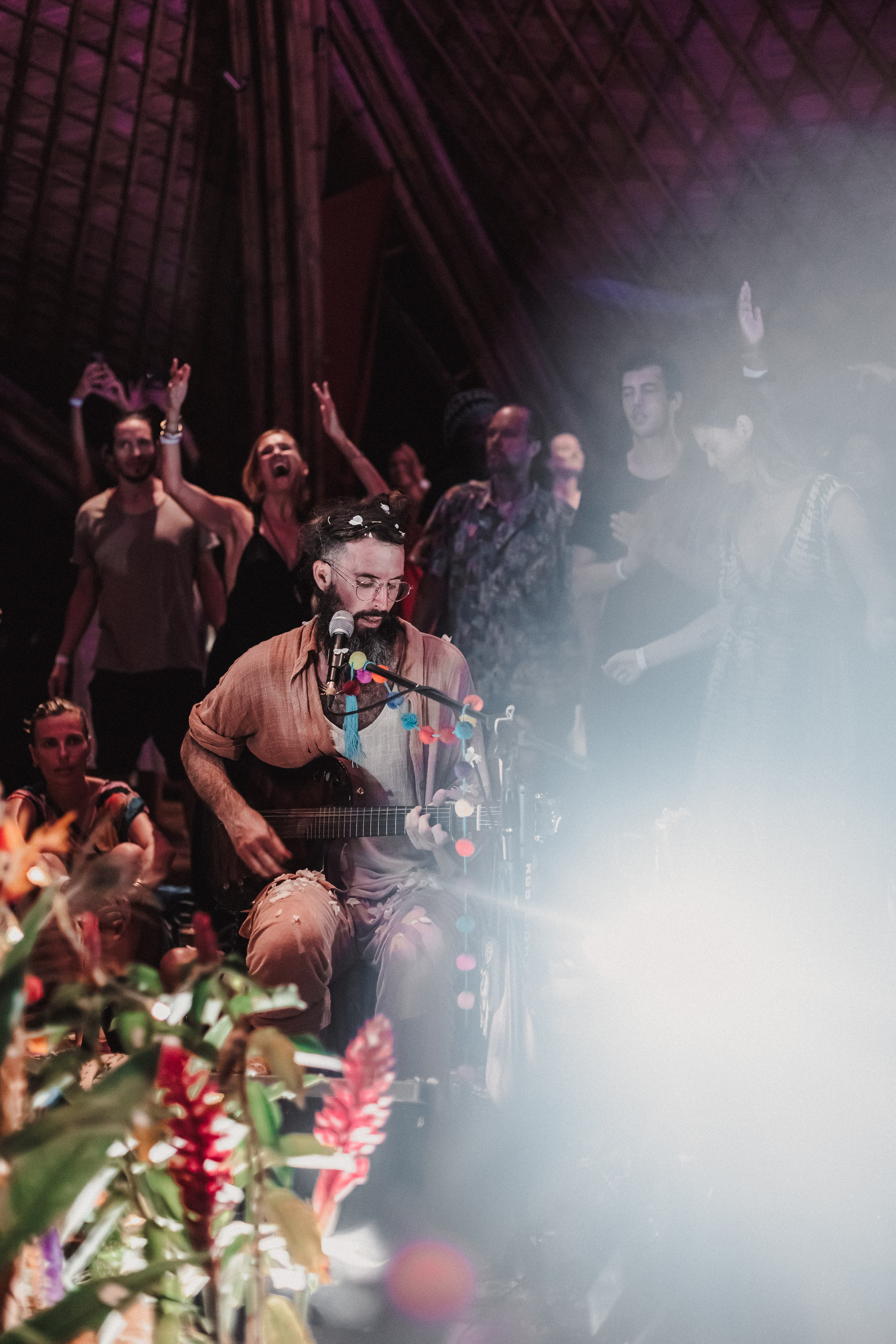 Hanuman Project kirtan at Alchemy march. Mariam Bagdasaryan