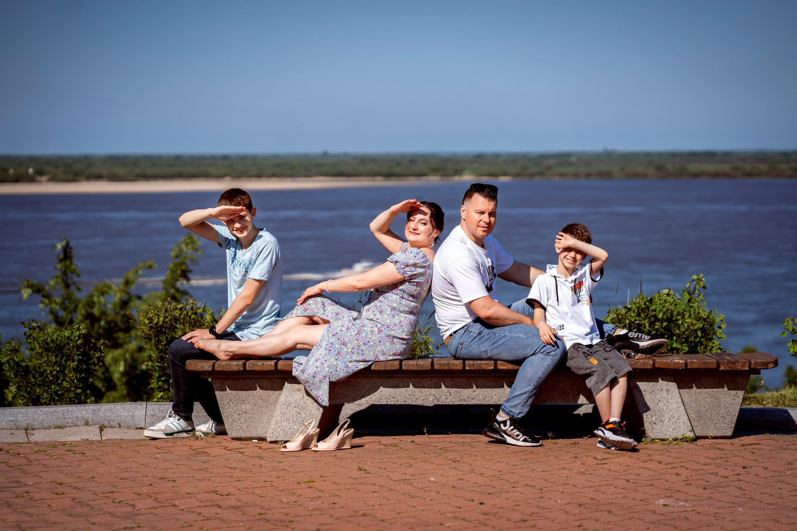 Летняя прогулка в парке. Семейный и детский фотограф в Хабаровске Анна Гриневич