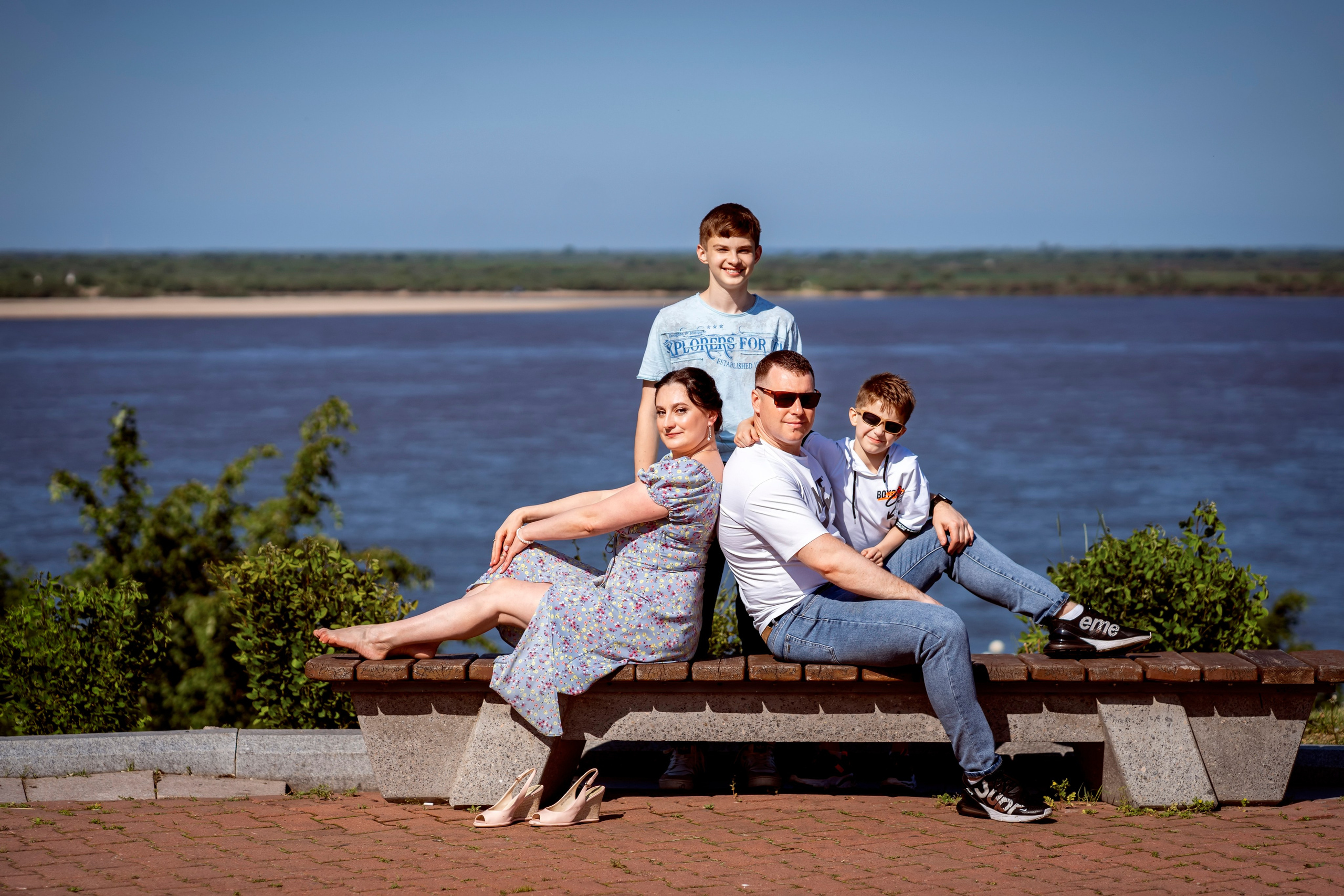 Летняя прогулка в парке. Семейный и детский фотограф в Хабаровске Анна Гриневич