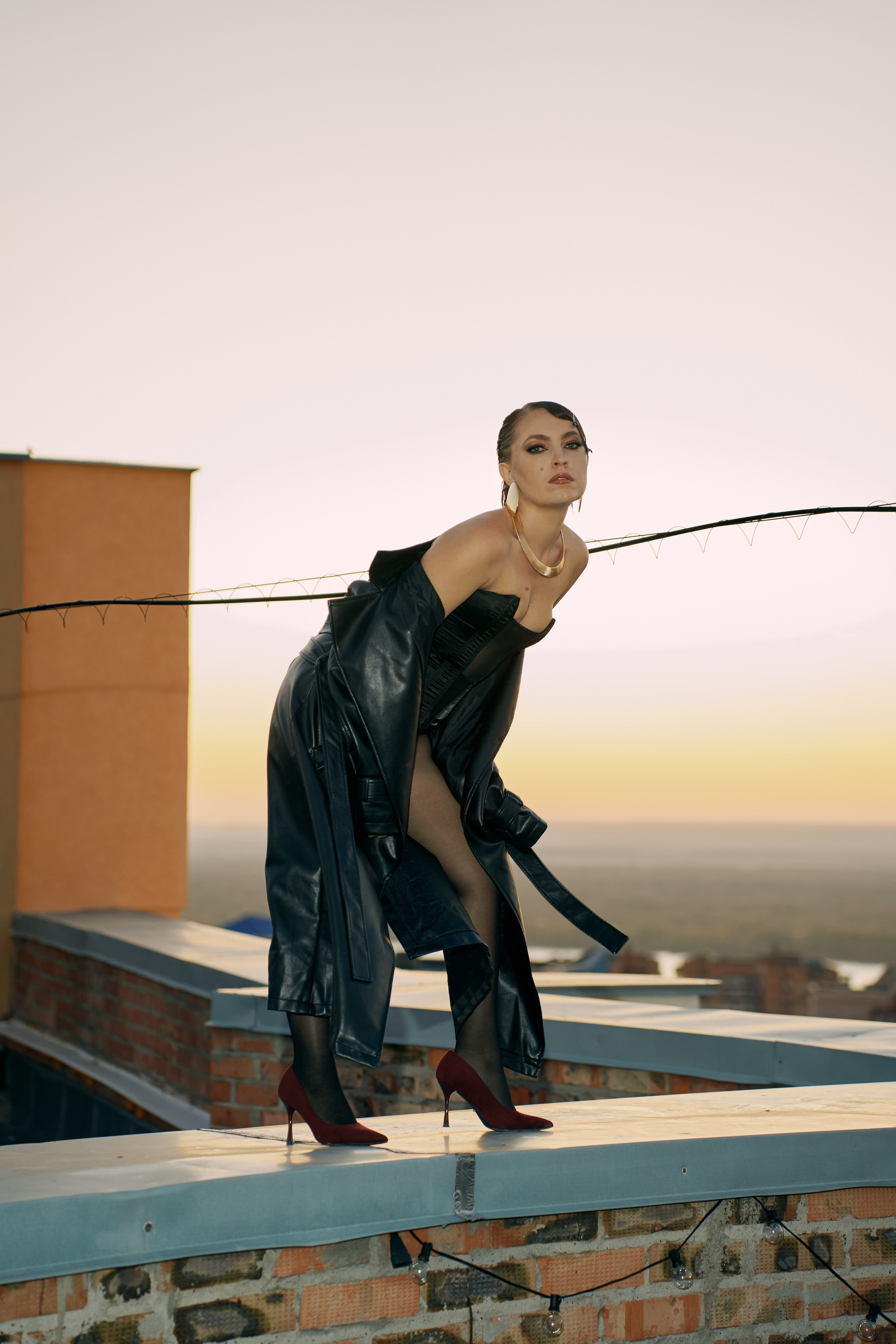 Наташа на крыше. Женский фотограф в Самаре Дарья Ильина