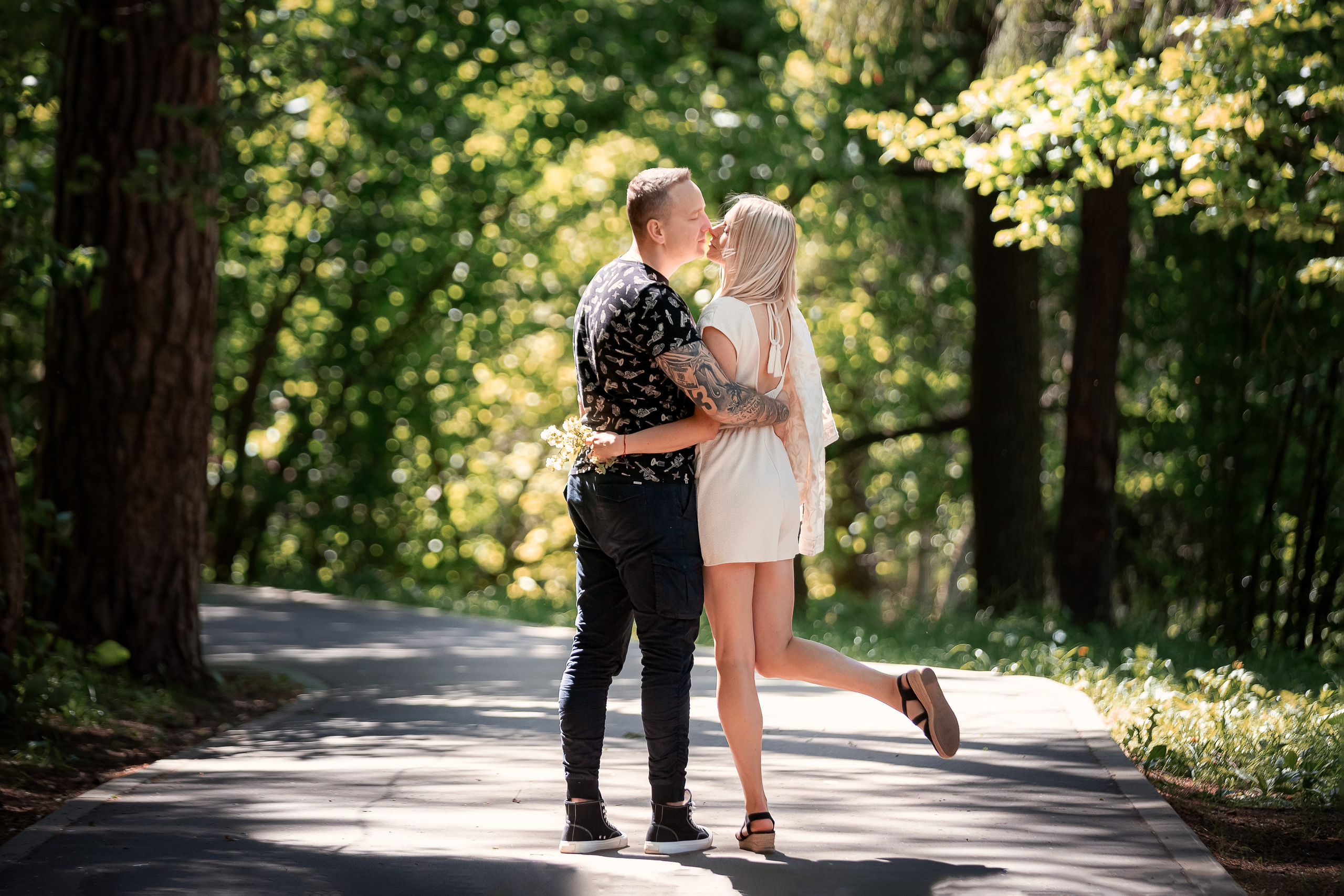 Настя и Дима. Love story. Семейный и детский фотограф Комина Елена, Власиха, Одинцово