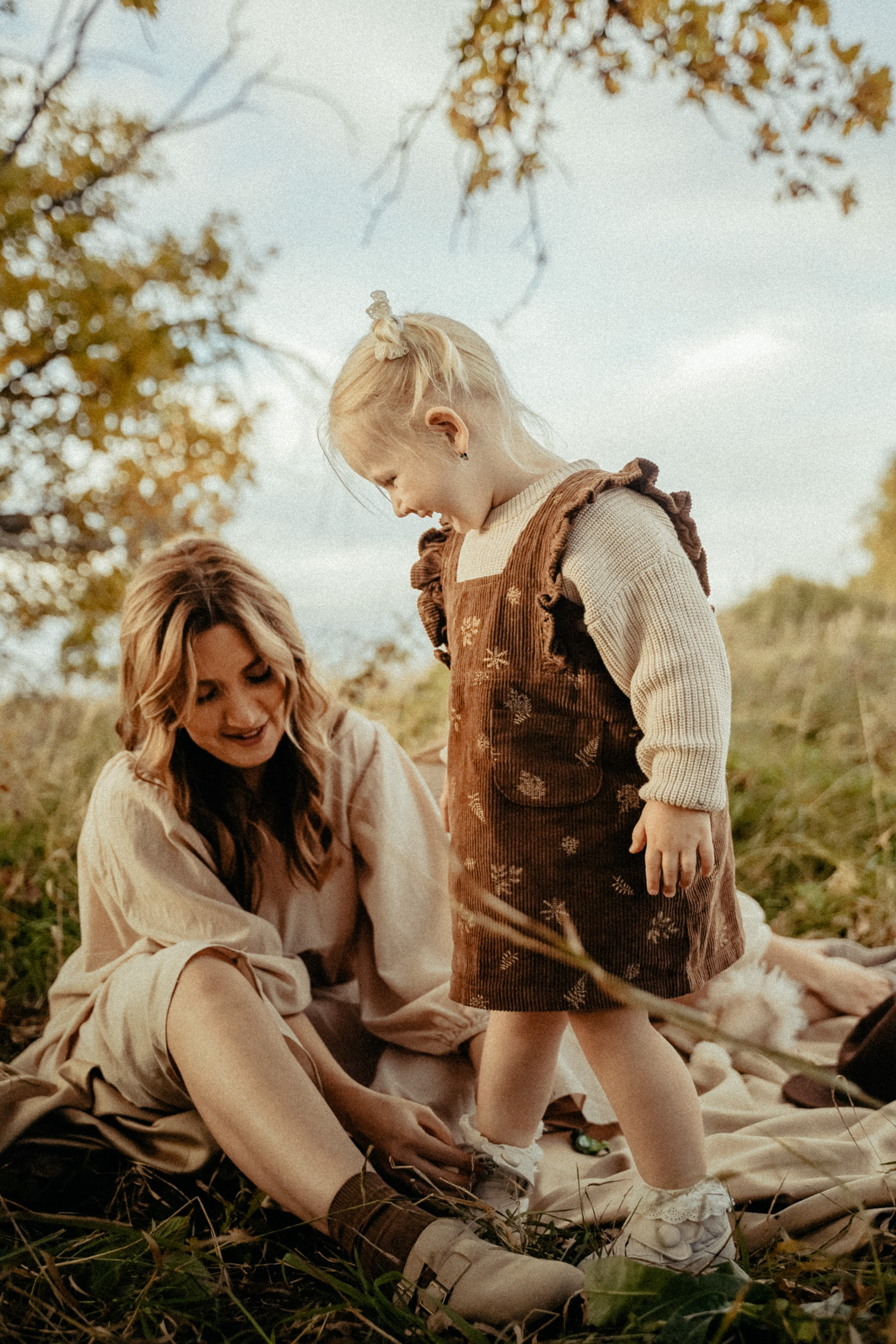 Семья на природе