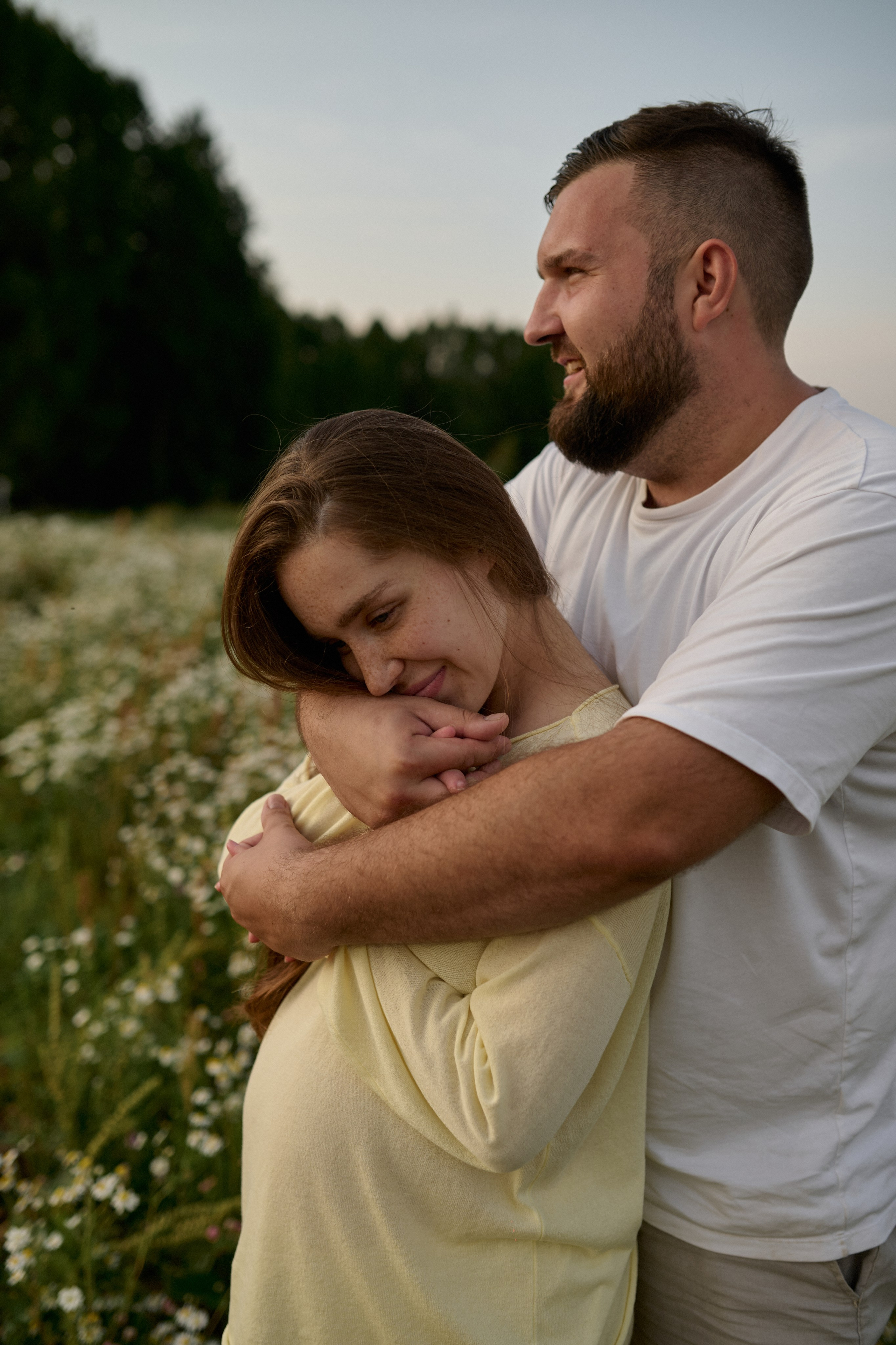 Рома, Оля, Максим и ромашки. Семейный и свадебный lifestyle-фотограф в Москве Мария Петрова