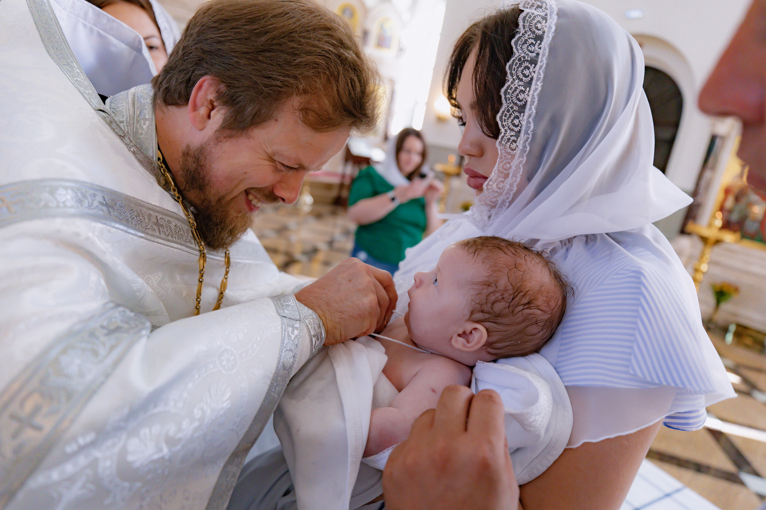 Крещение Александра «Храм Георгия Победоносца». Детский и семейный фотограф Евгения Вахнеева Москва Зеленоград