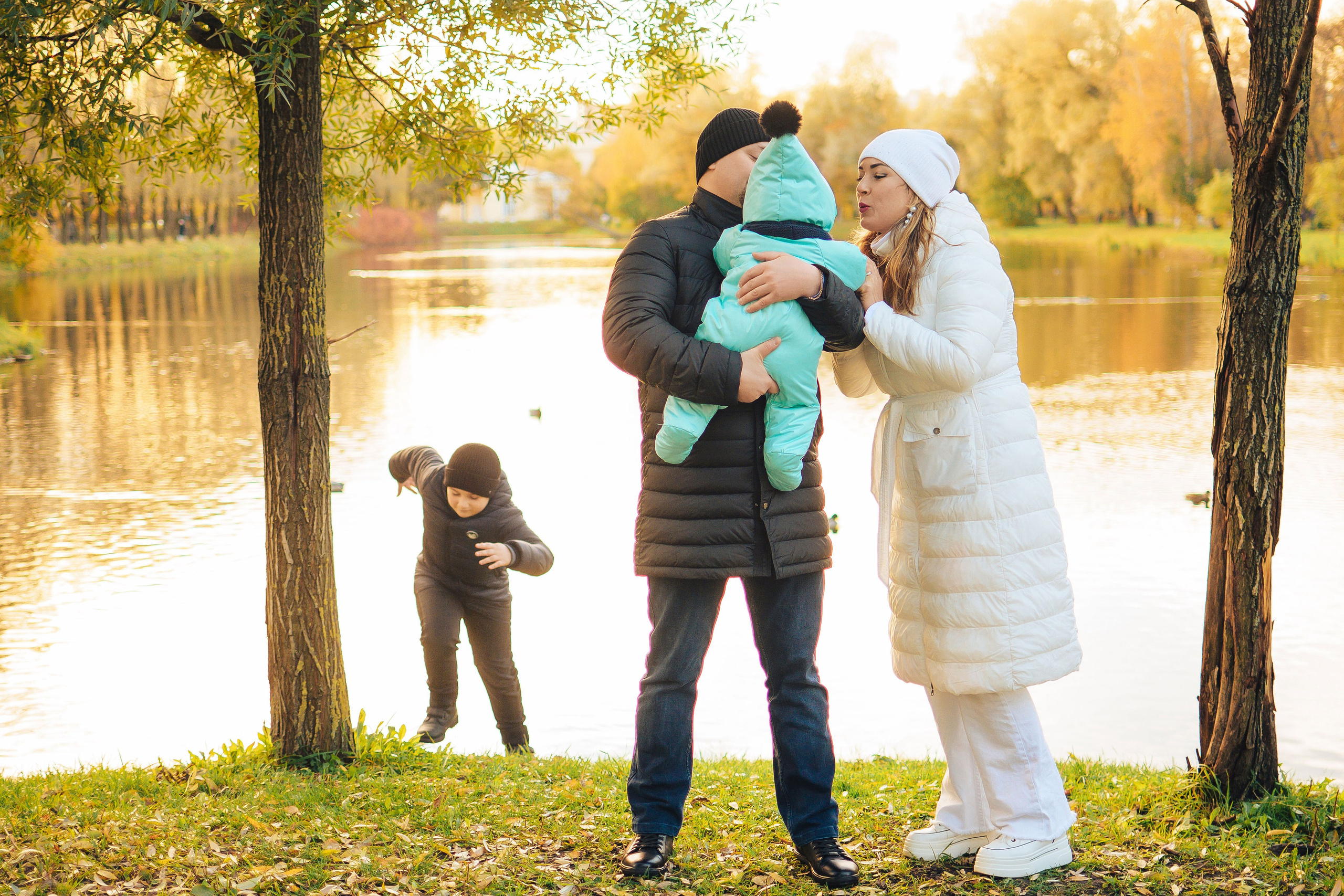Осенняя съемка для семьи в Санкт-Петербурге. Семейный и свадебный фотограф в Санкт-Петербурге Гришин Юрий