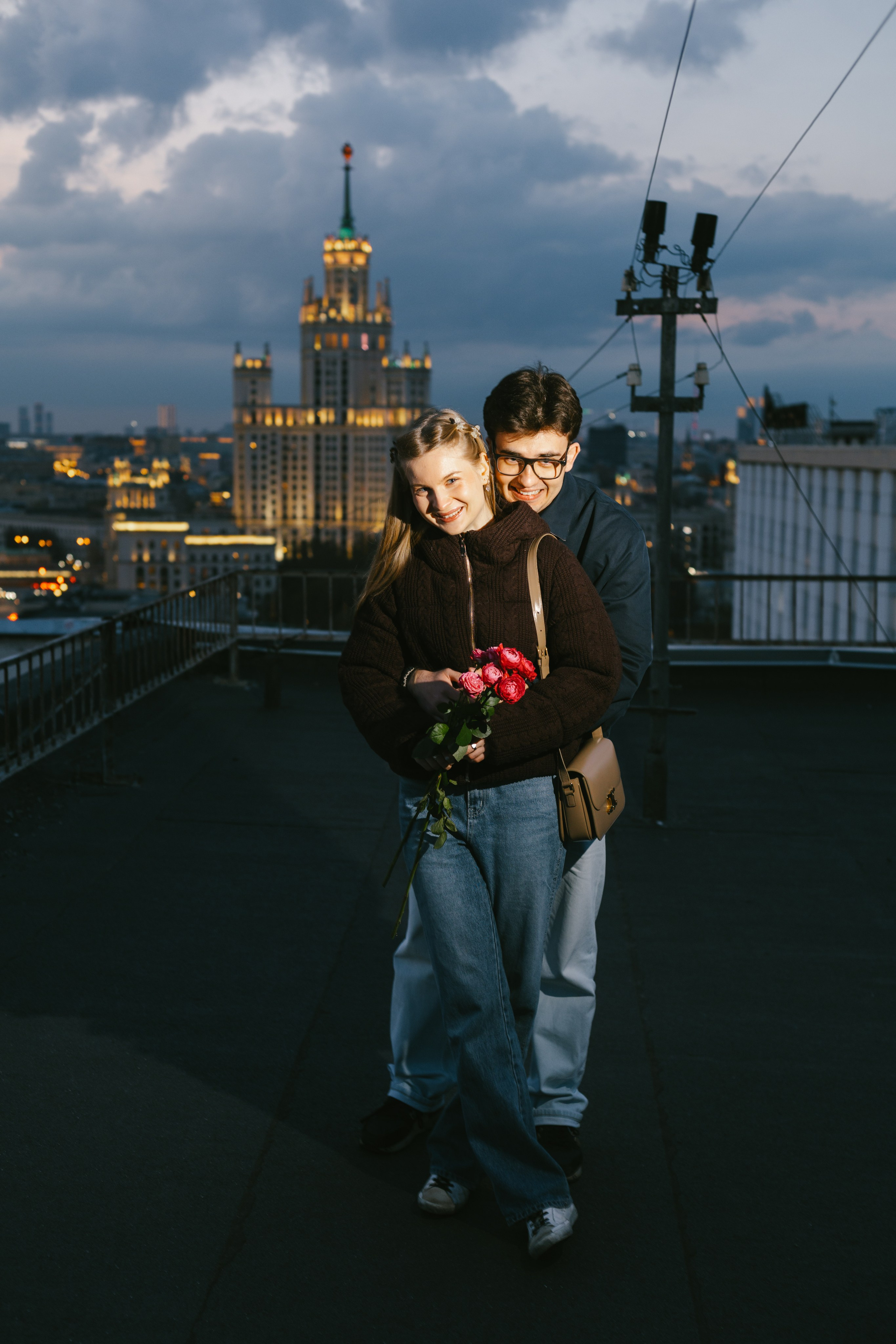 На крышах. Фотограф в Москве Дарья